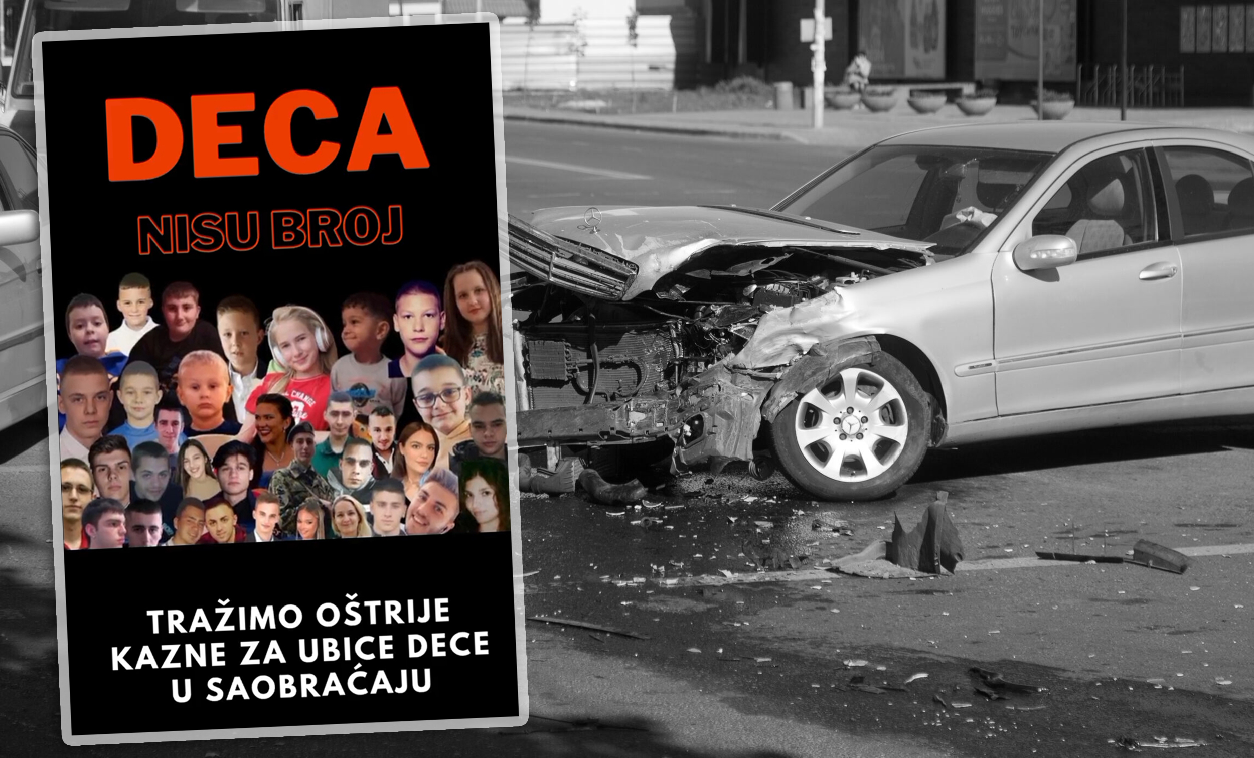 saobracajna nesreca, deca koja su stradala u saobracajnim nesrecama