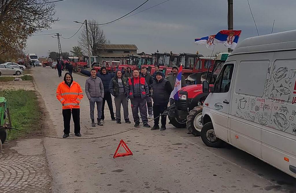 Banatski Brestovac protest poljoprivrednika