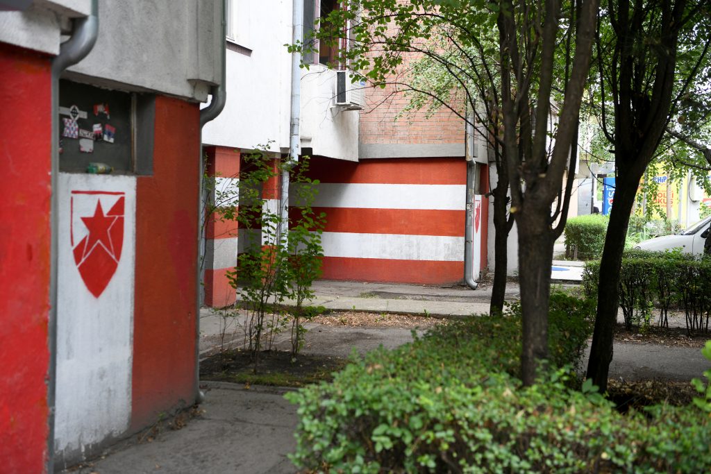 Beograd 09.07.2022. Kotež, grafiti, grafit, navijači Crvene Zvezde, Crvena Zvezda Foto: Vesna Lalić/Nova.rs