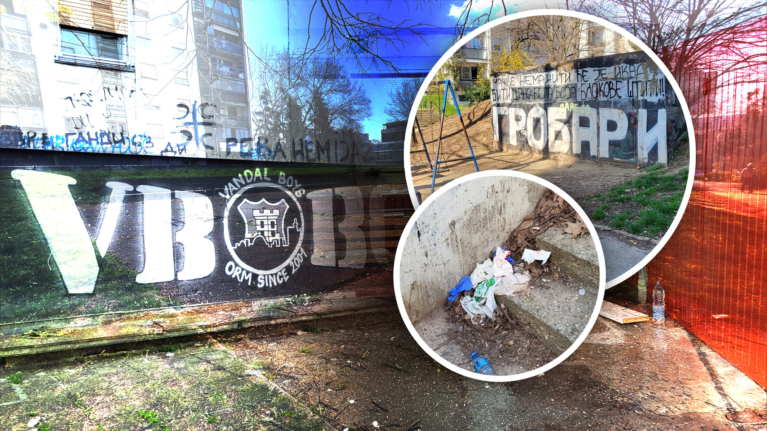 nbg tuča navijača, Otkrivamo šta se krije iza tuče navijača na Novom Beogradu:  Od rata grafita do krvoprolića i lomljenja šaka i ruku deci