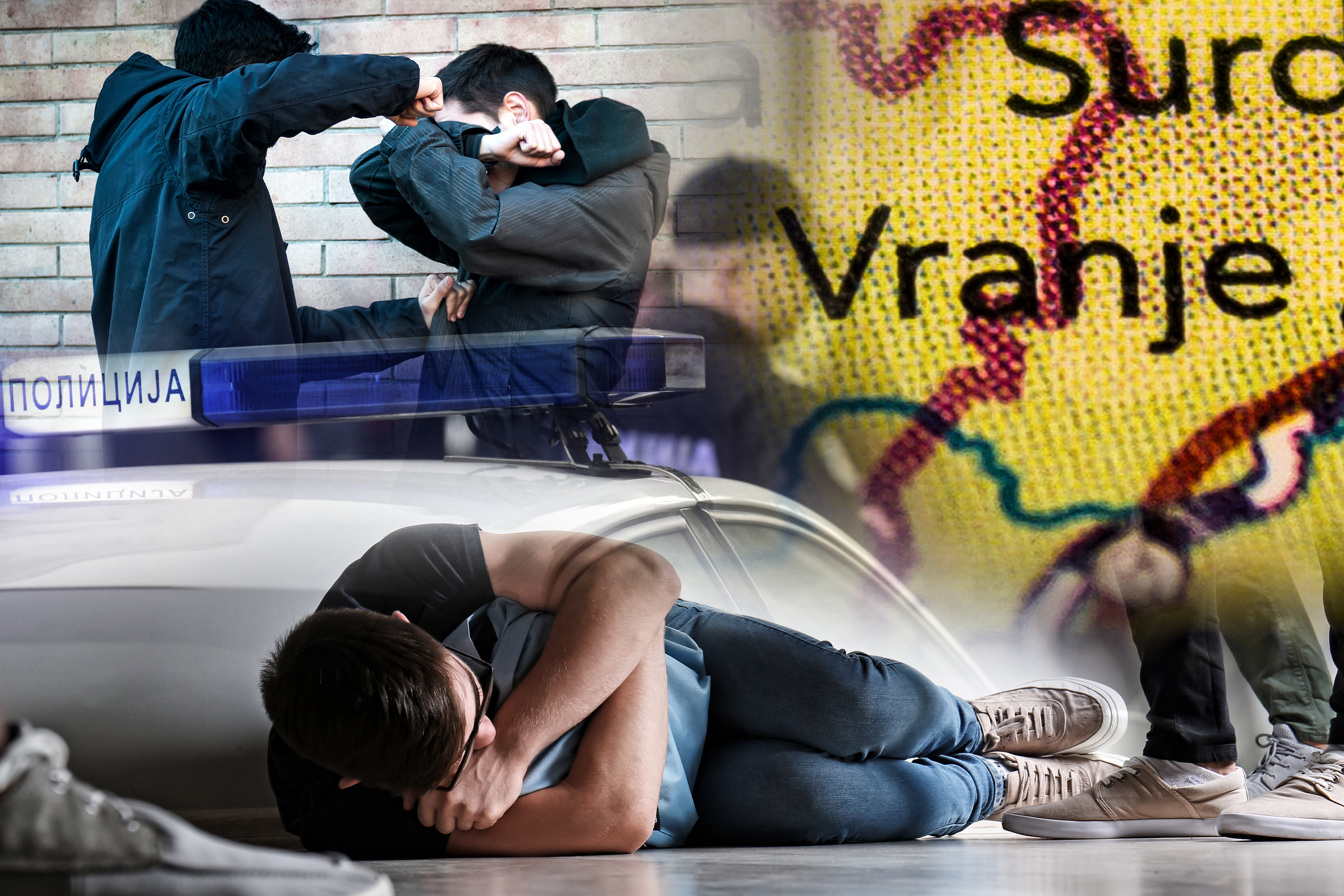 Mapa Vranje i ilustracija za vršnjačko nasilje
naslov Kako je Vranje postalo grad vršnjačkog nasilja: