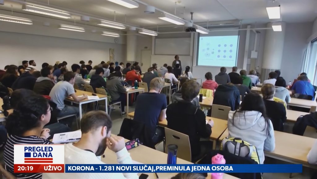 STUDENTI. Može li povratak srpskih studenata iz inostranstva da ublaži praksu odliva mozgova, prilog, emisija Pregled dana Foto: Newsmax Adria