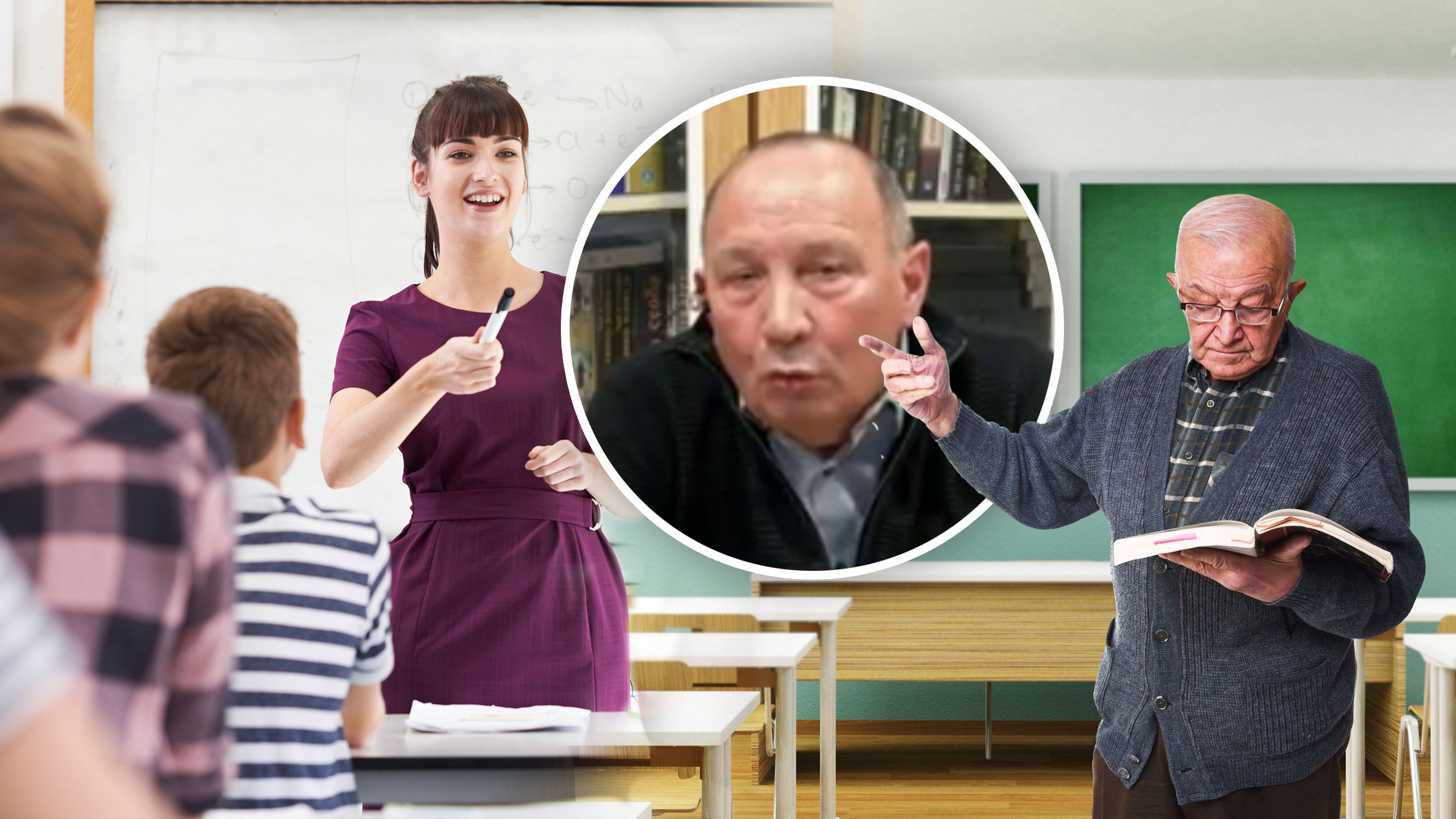 Ivan Ružičić,  Direktor gimnazije u Čačku,
vratiće se penzionisani nastavnici i tek svršni studenti nastavničkih fakulteta da uče decu.