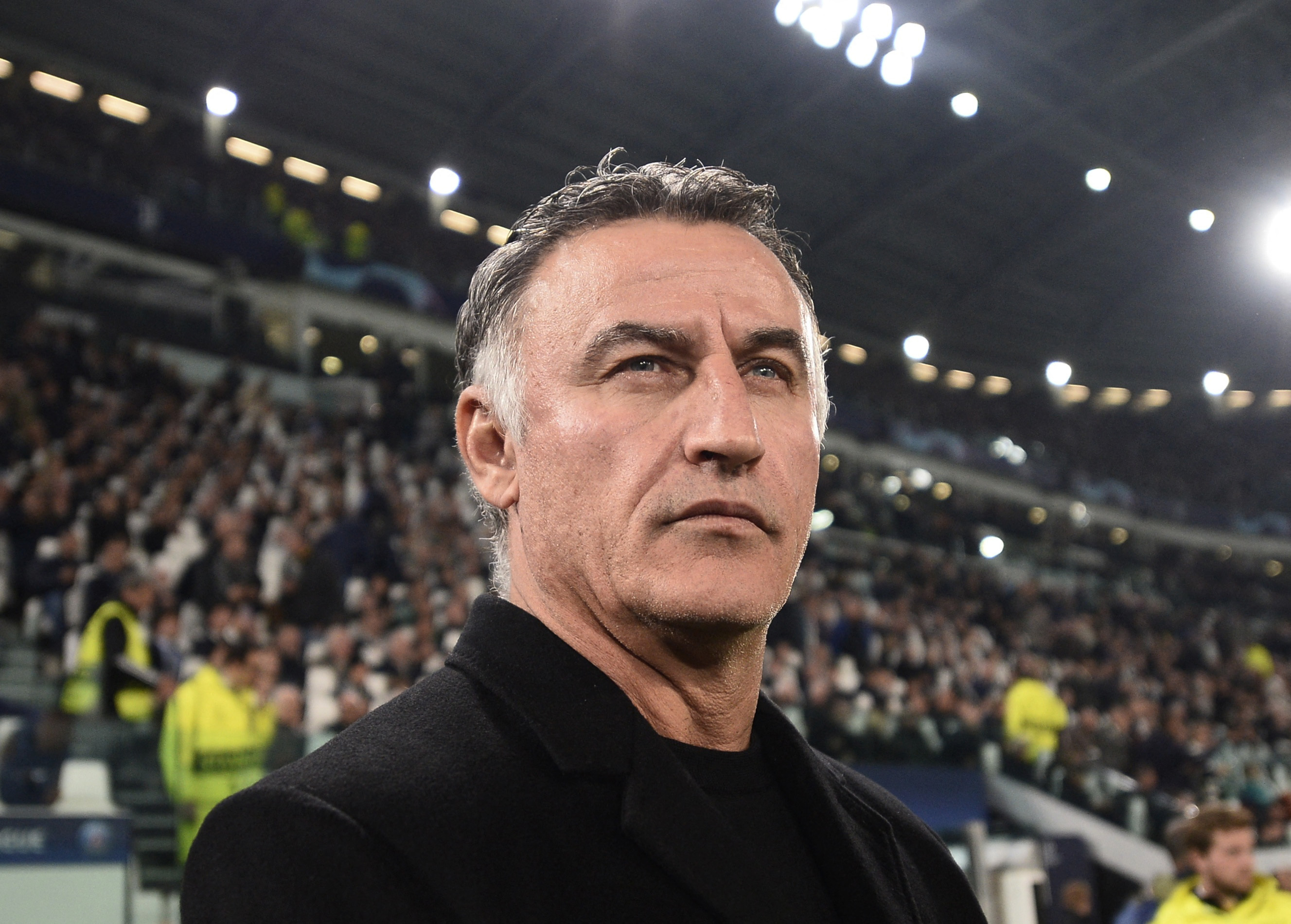 Soccer Football - Champions League - Group H - Juventus v Paris St Germain - Allianz Stadium, Turin, Italy - November 2, 2022  Paris St Germain coach Christophe Galtier REUTERS/Massimo Pinca