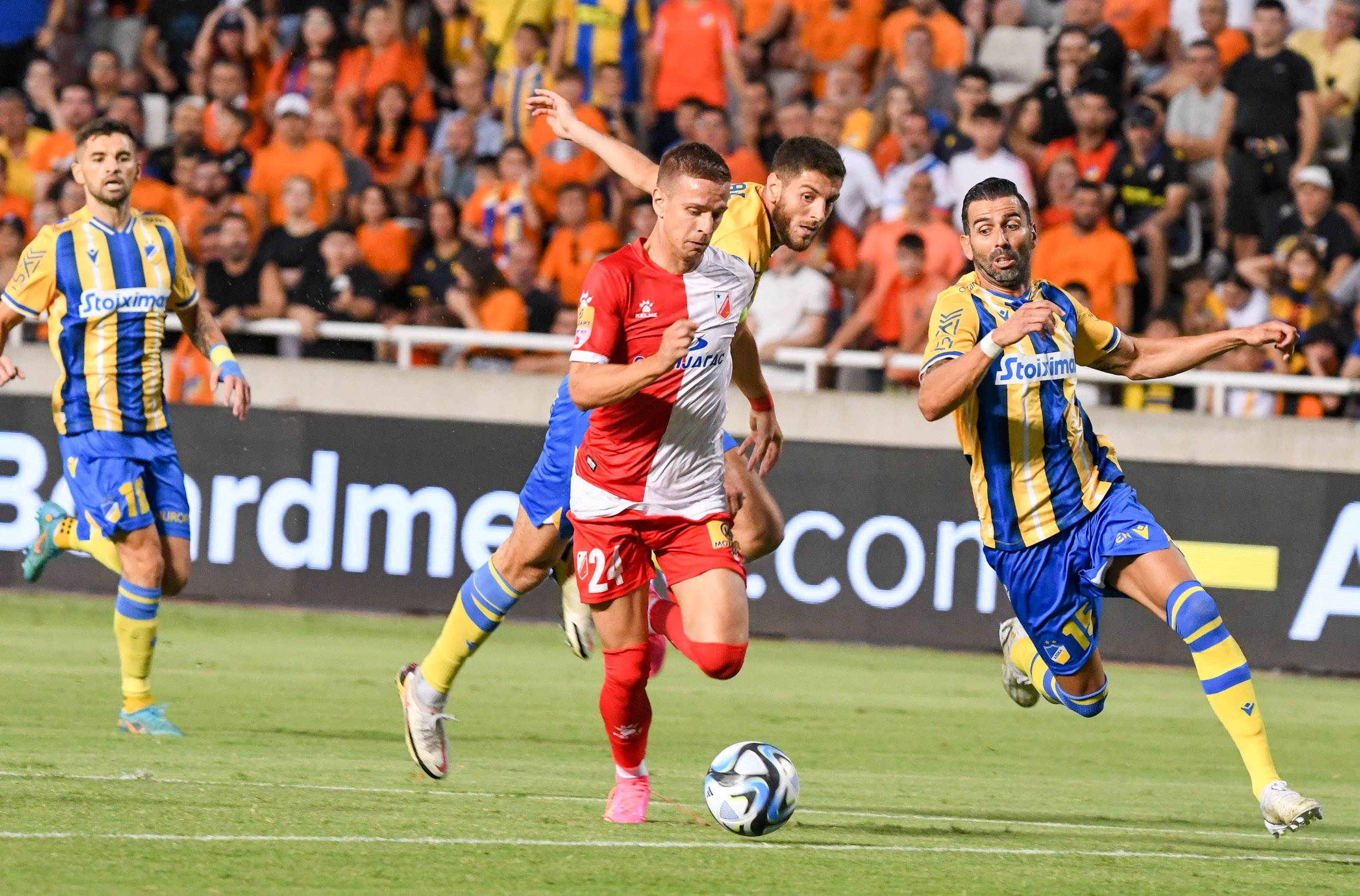 Nikozija, Kipar, 27.07.2023. Apoel, Vojvodina, fudbal, utakmica Foto: Nenad Mihajlović/Nova.rs