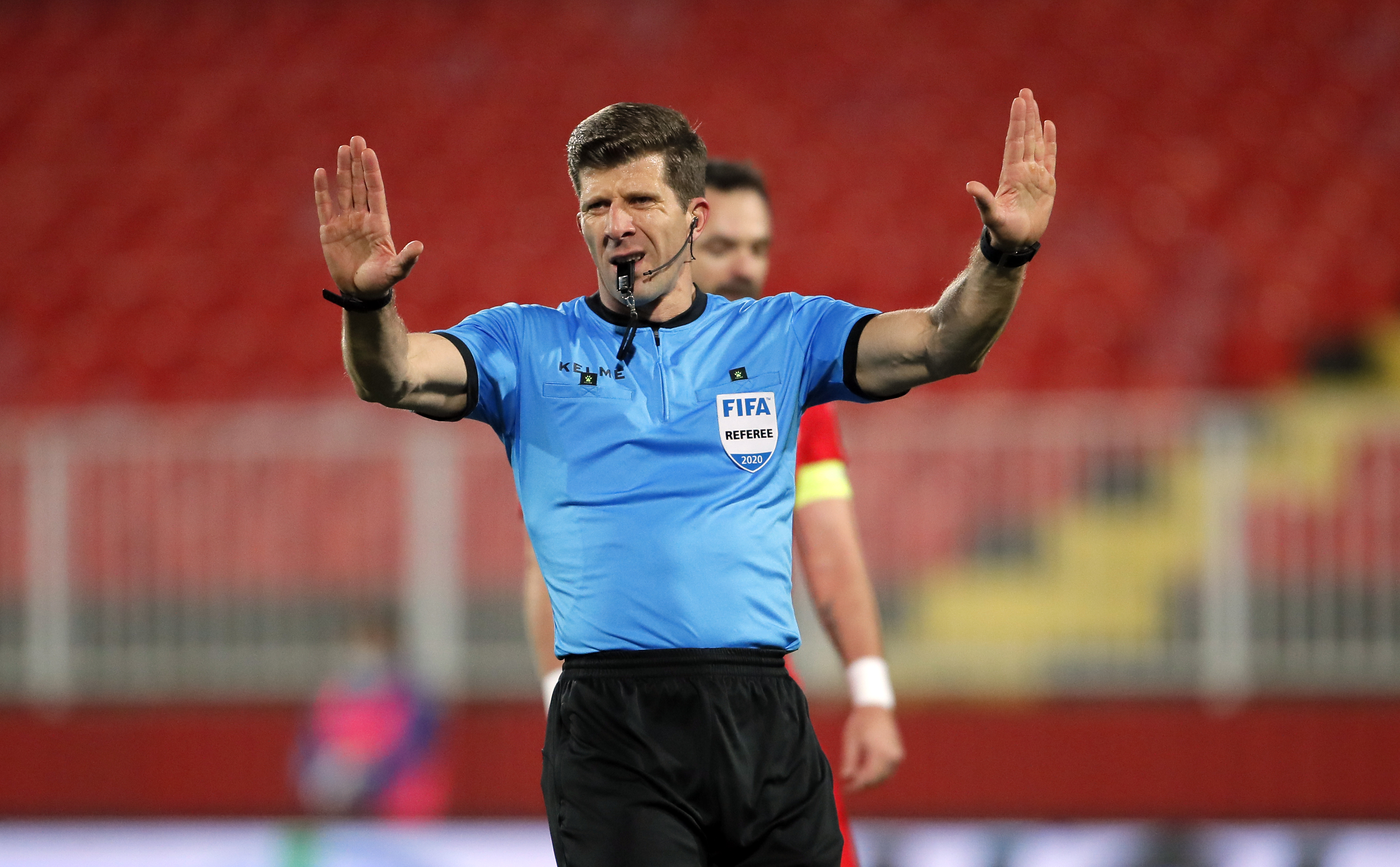 sudija sudjenje referee Novak Simovic Superliga Super Liga Srbije Vojvodina - Crvena Zvezda  Novi Sad, Serbia, 22.11.2020. (credit image &amp; photo: Pedja Milosavljevic / STARSPORT)