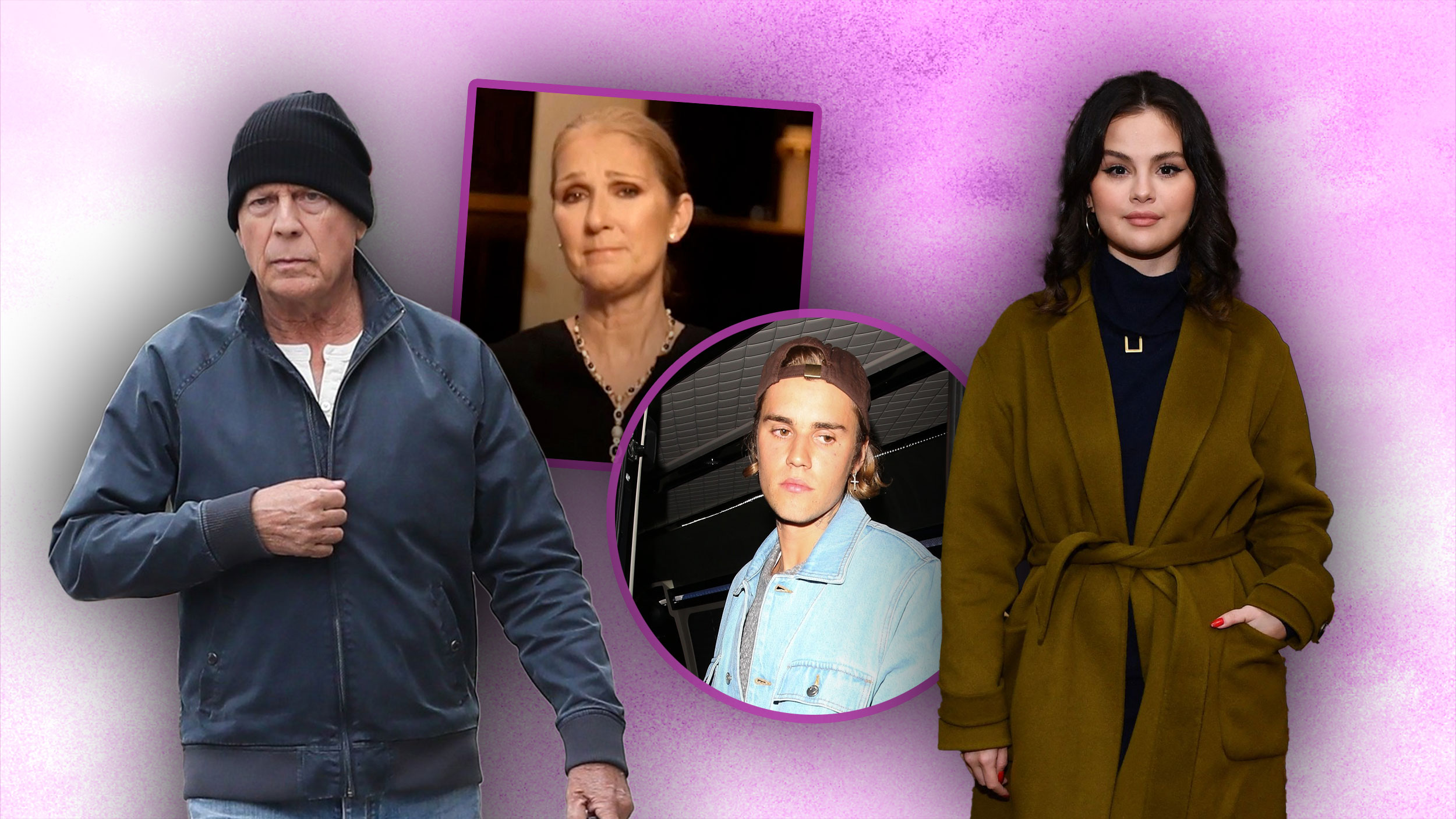 Selin Dion, Brus vilis, džastin biber, selena gomez