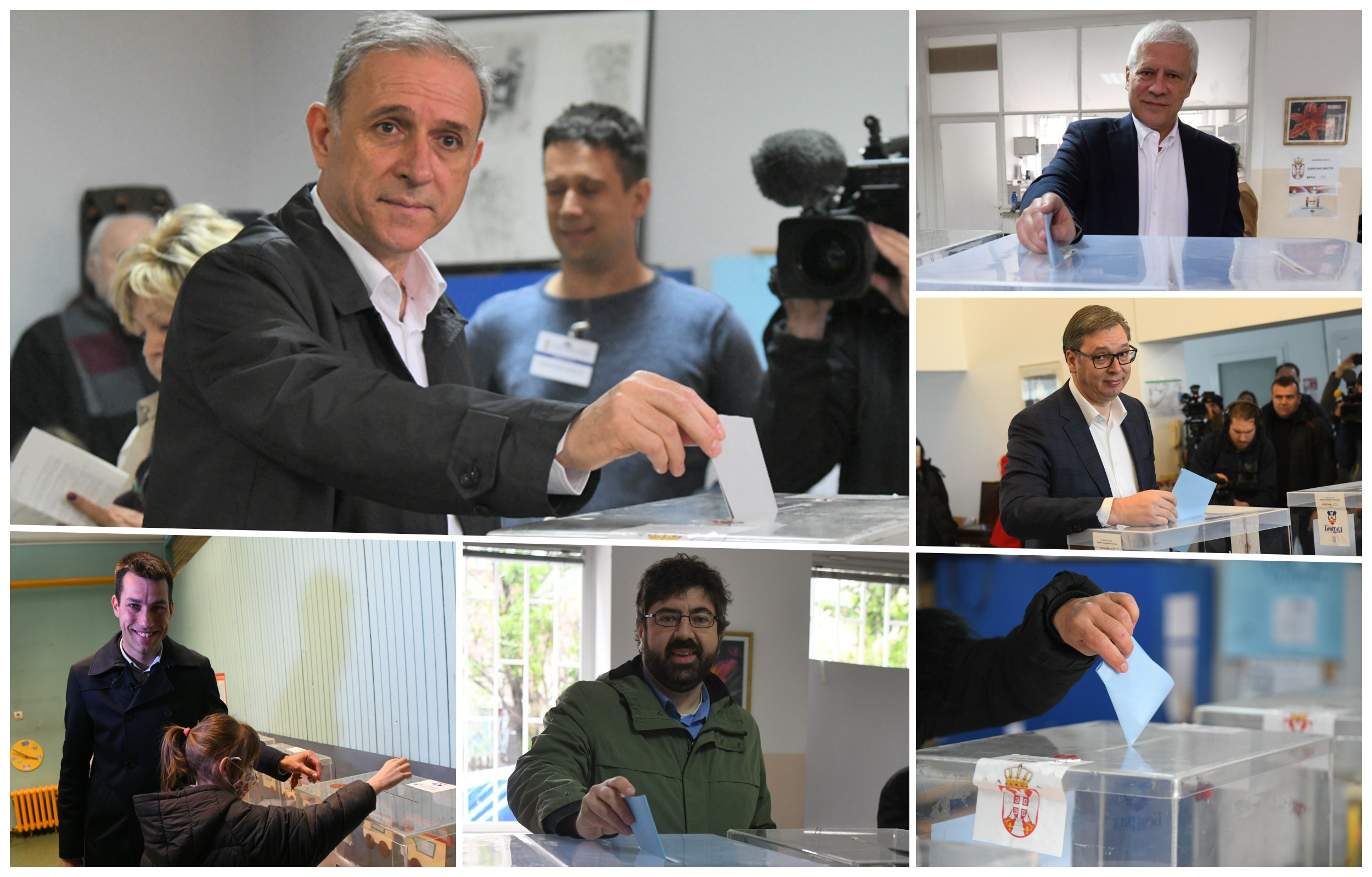 collage kombo izbori ponoš tadic vučić veselinovic lazovic
