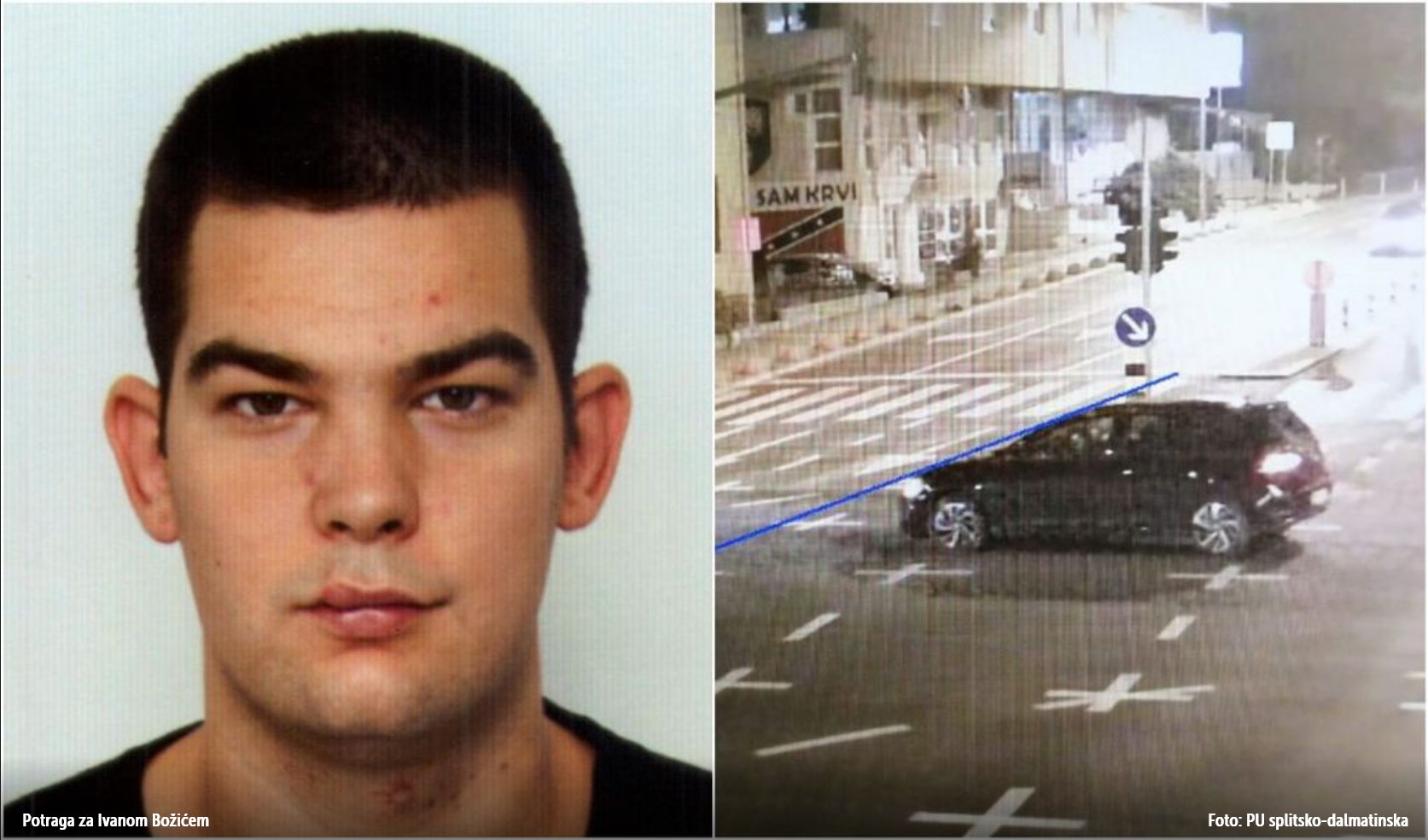 Screenshot 2022-11-30 at 15-30-04 FOTO Policija objavila fotografiju mladića kojeg sumnjiči da je namjerno pregazio policajca Ako uočite Ivana nemojte mu prilaziti