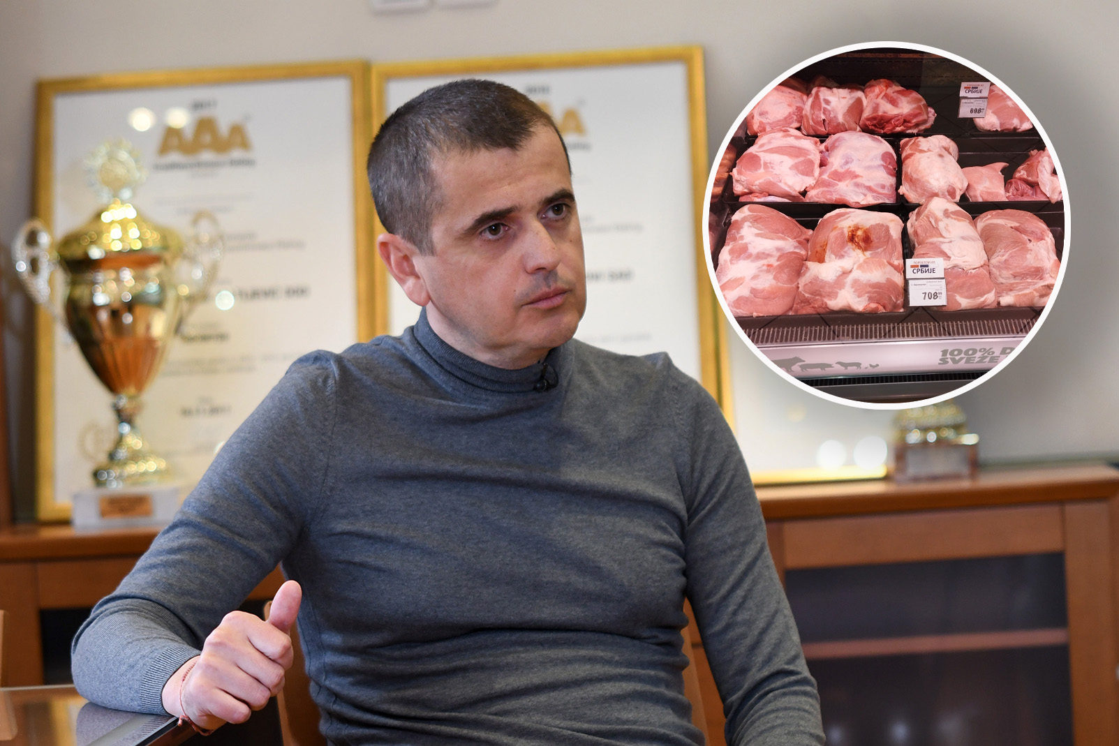 meso Novi Sad 25.03.2022 Industrija mesa Matijevic Zoran Matijevic foto Nenad Mihajlovic  Zoran Matijević Foto: Nenad Mihajlović/Nova.rs