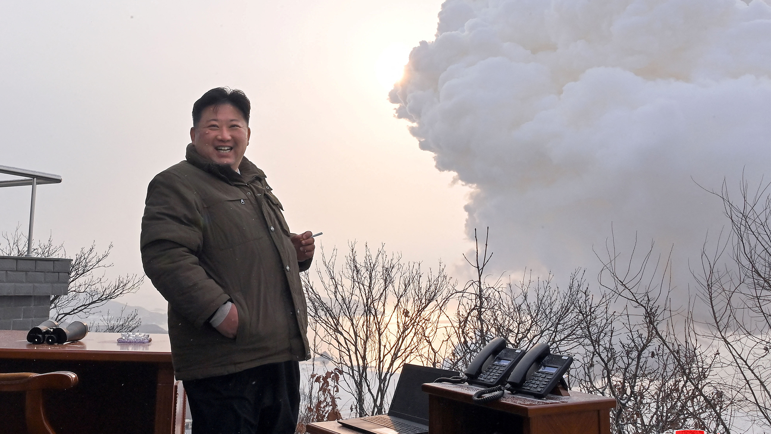 "High-thrust solid-fuel motor" test to develop a new strategic weapon