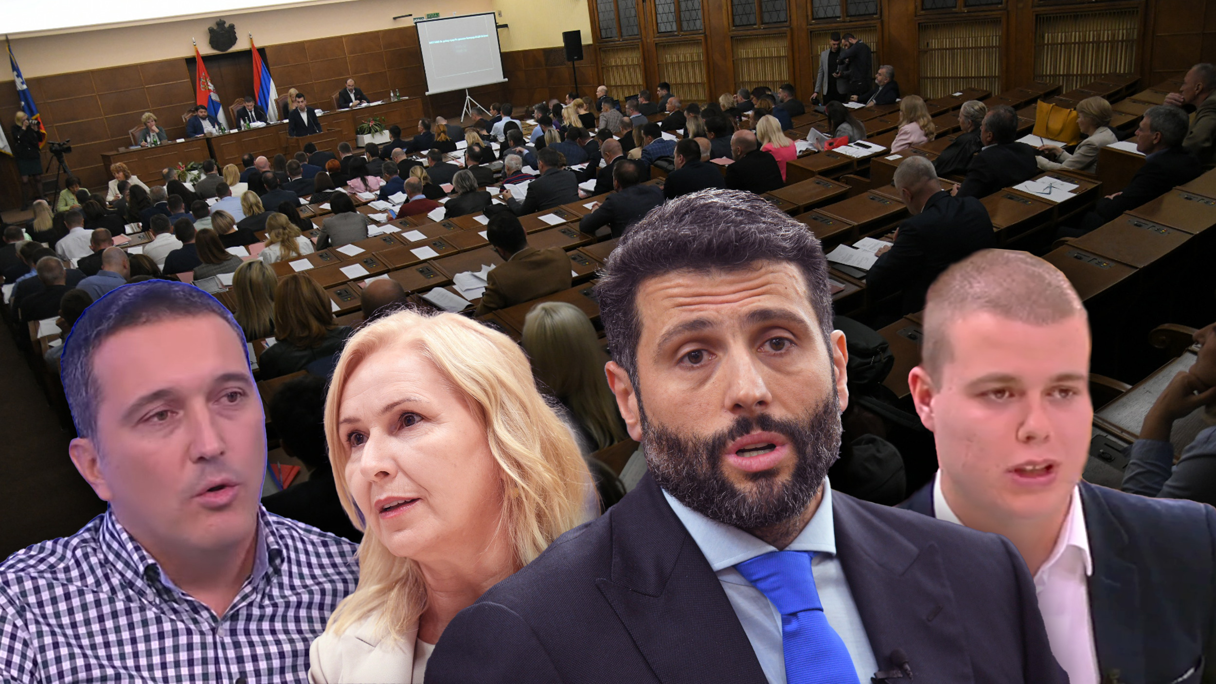 kombo, Šapić, Radmila Vasić iz Dveri, Marko Sarića iz Novog DSS- Nikola Dragićevića iz Zavetnika,