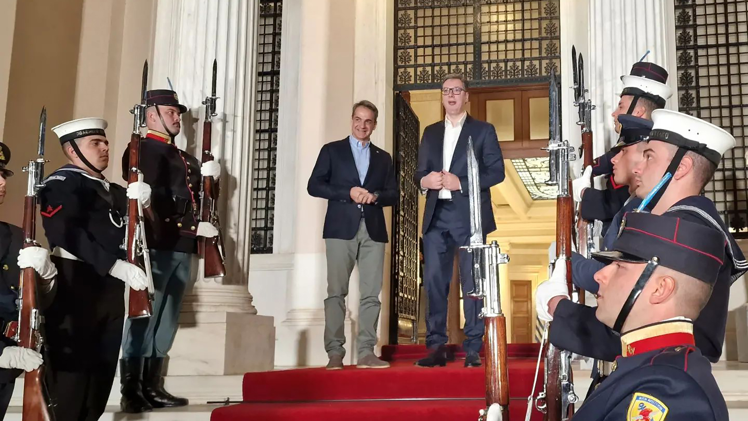 Kyriakos Mitsotakis i Aleksandar Vucic