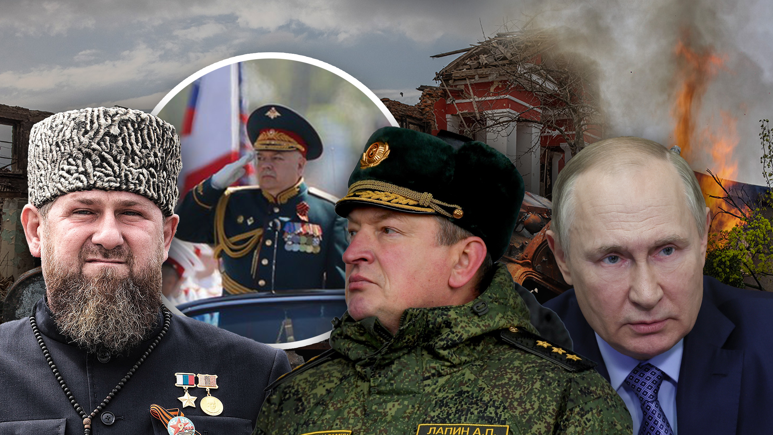 Aleksandar Lapin, Ramazan Kadirov, Putin, i Alexander Linkov