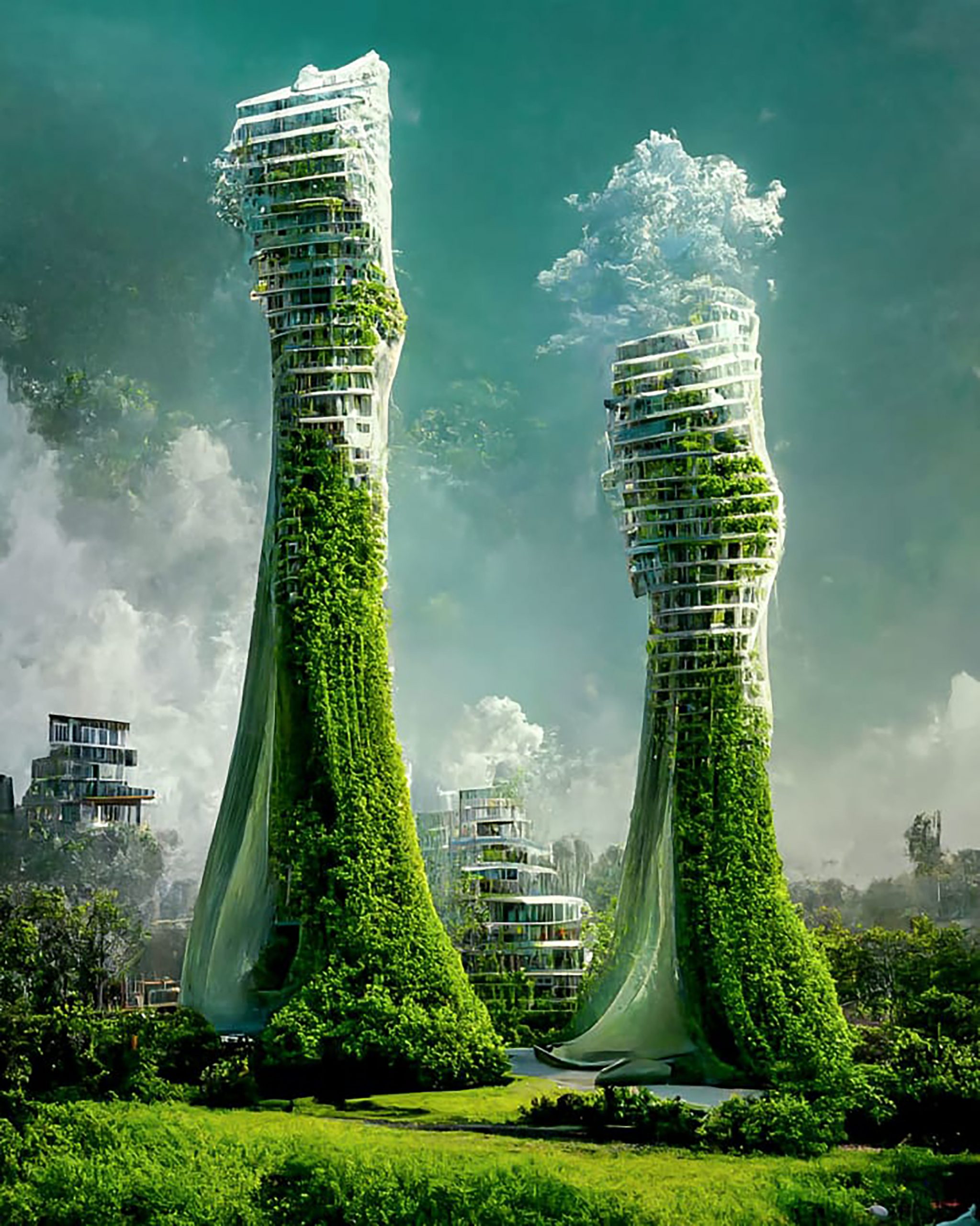 An architect asked AI to design skyscrapers of the future. This is what it proposed