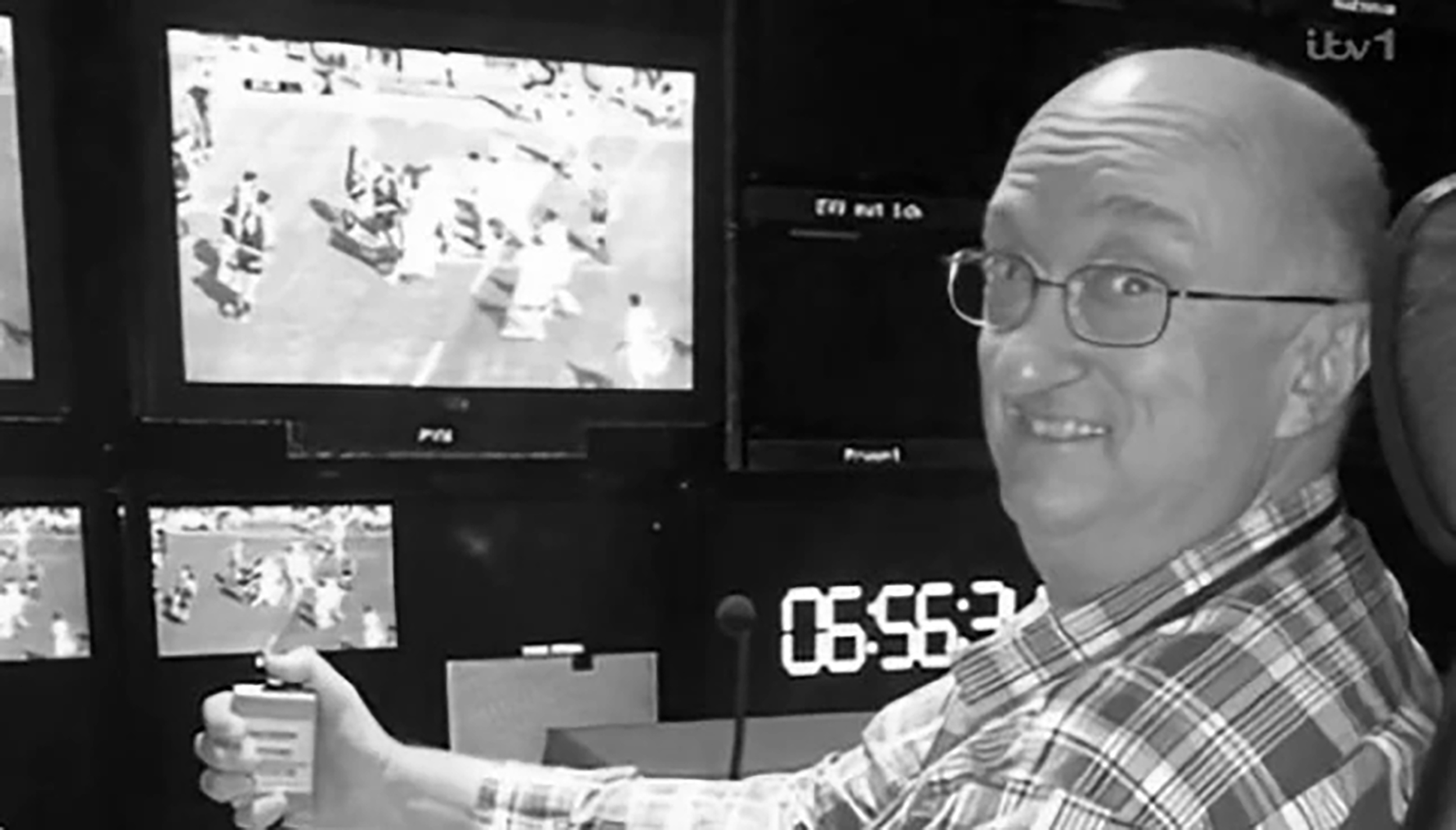 ITV Sport’s technical director Roger Pearce