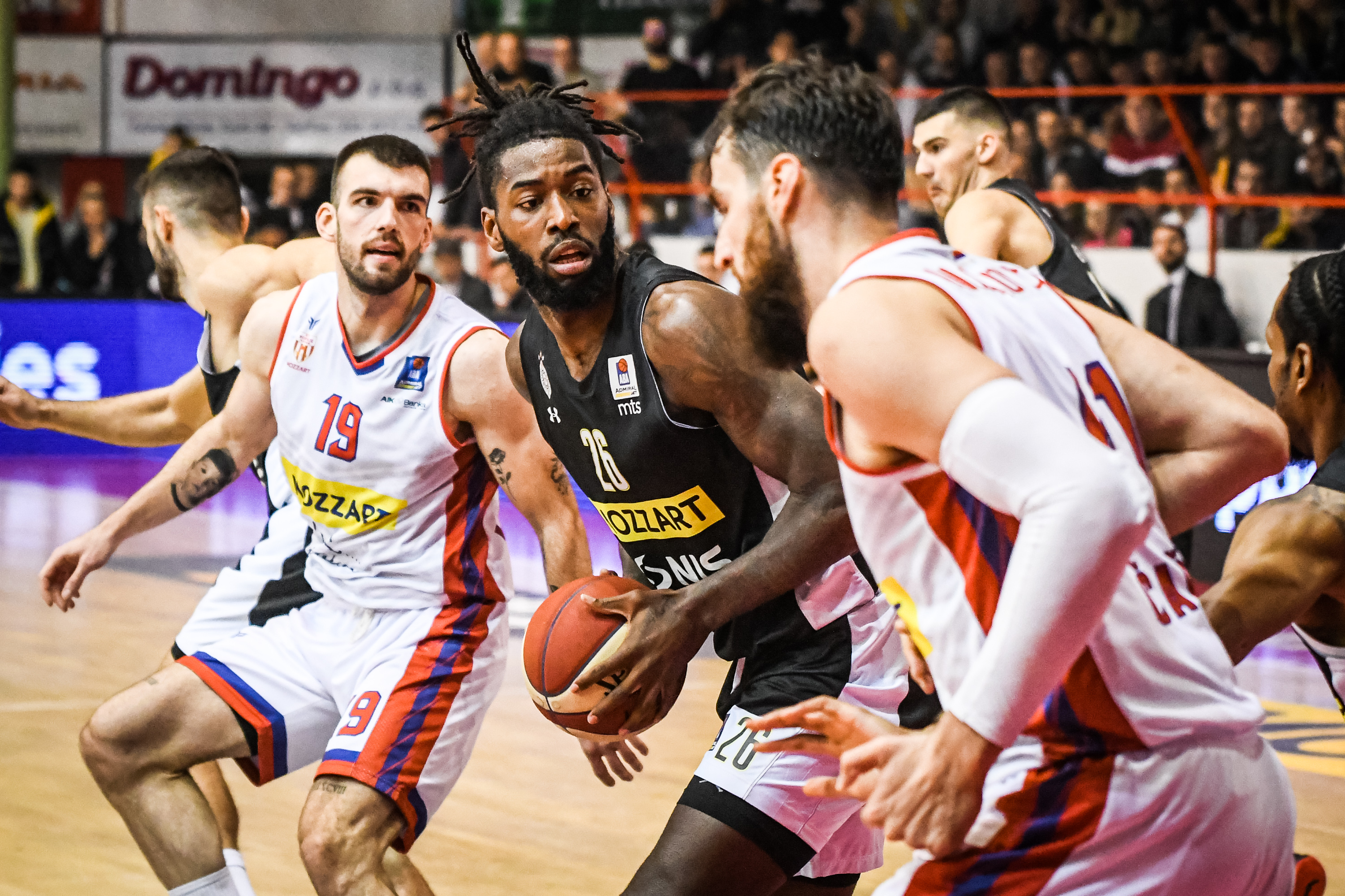 Borča Partizan, košakra, Aba Liga Foto: ABA League j.t.d./Dragana Stjepanović