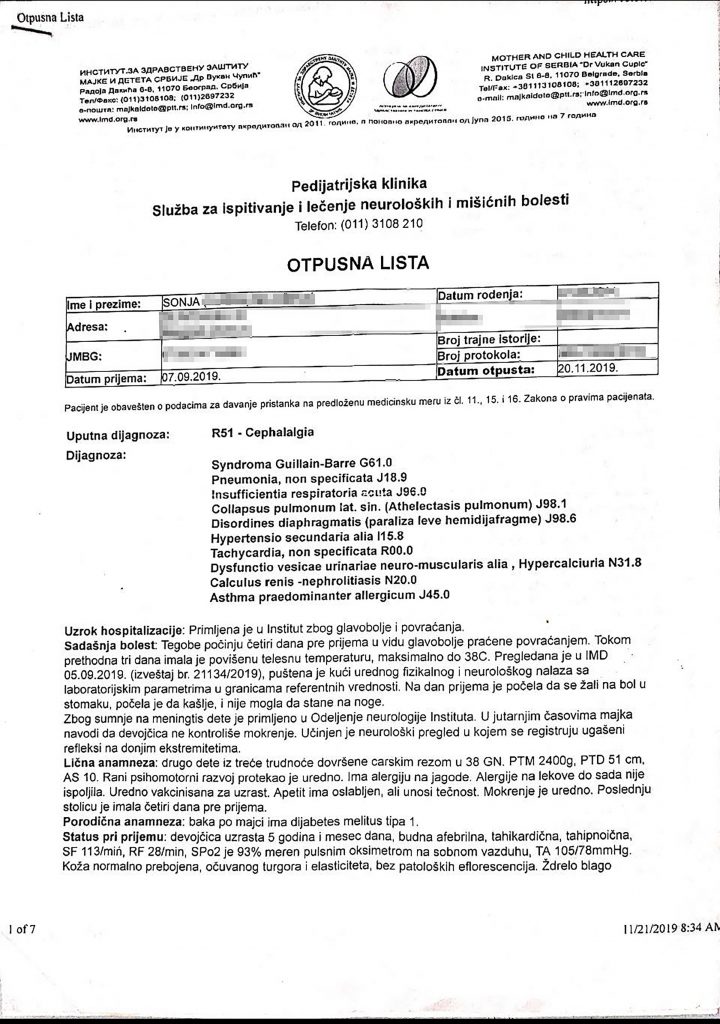 Sonja Milošević (ime devojčice)