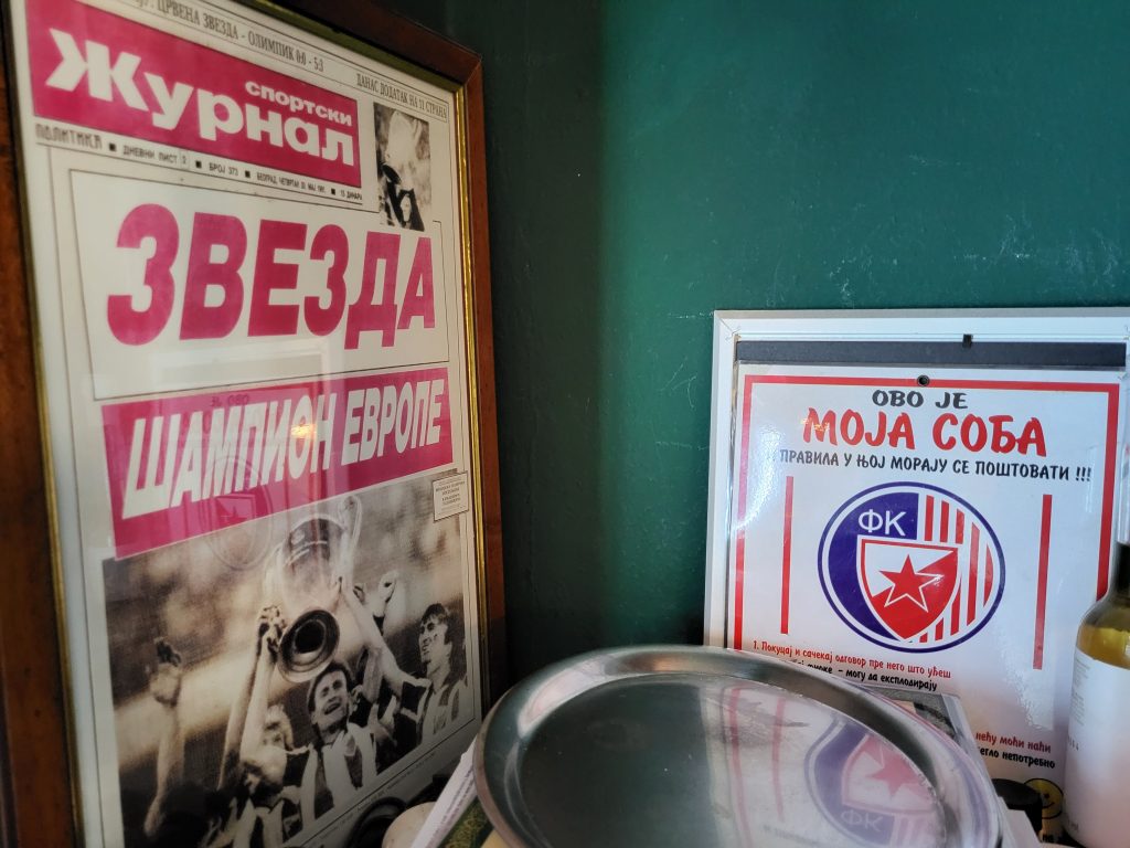 Prag Česka 07. septembar 2022. Kafana Delije u Pragu Foto:Nebojša Todorovic