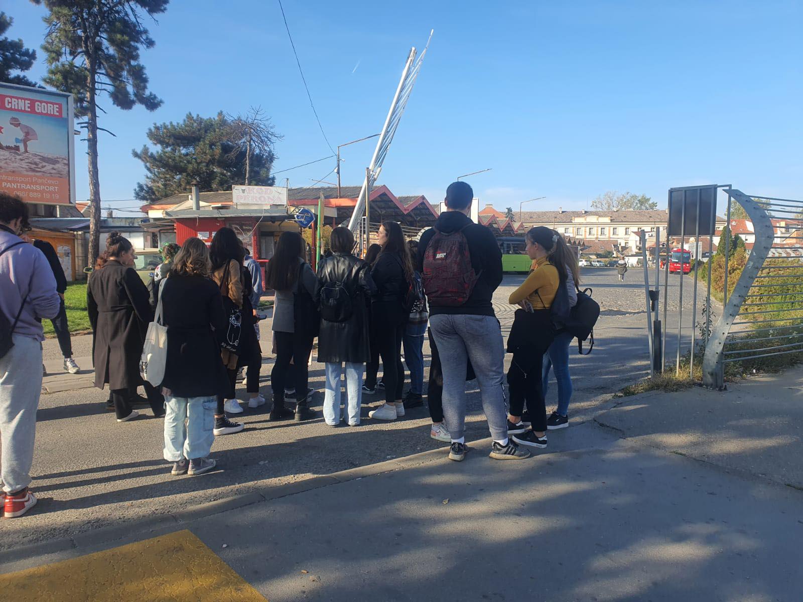 Pančevo, protest studenata zbog poskupljenja cena karata za Beograd Foto: 013info.rs
Sofija Bogosavljev dobila dozvolu za objavljivanje fotografija