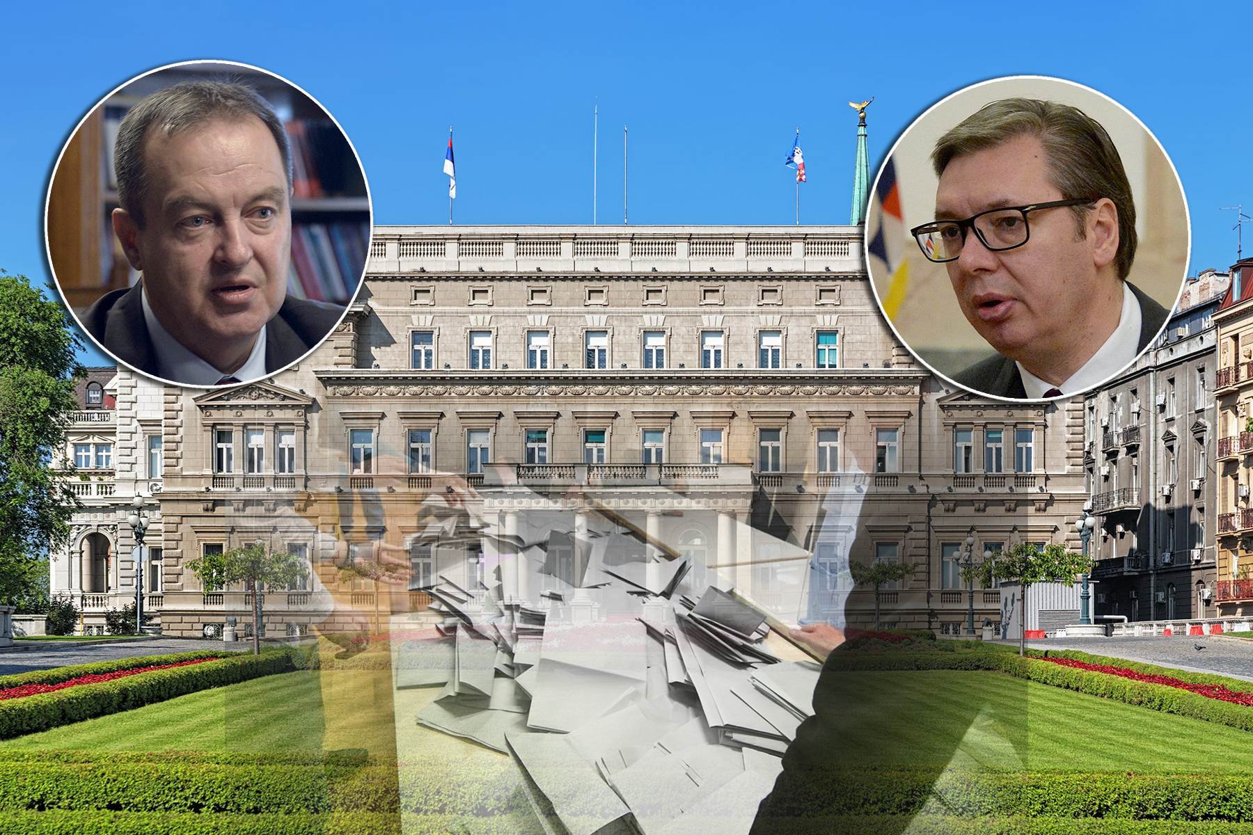 brojanja glasova, Skupštine grada i Vučića i Dačića