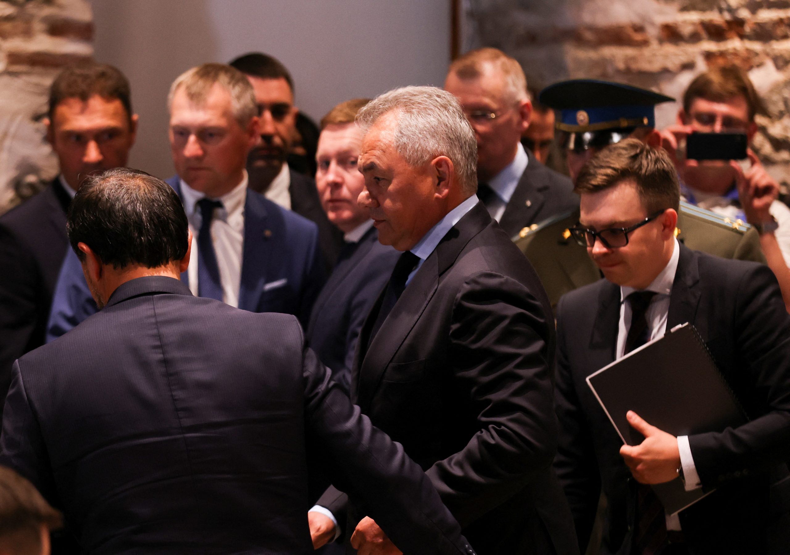 Russia's Defence Minister Sergei Shoigu arrives to attend a signing ceremony in Istanbul, Turkey July 22, 2022. REUTERS/Umit Bektas