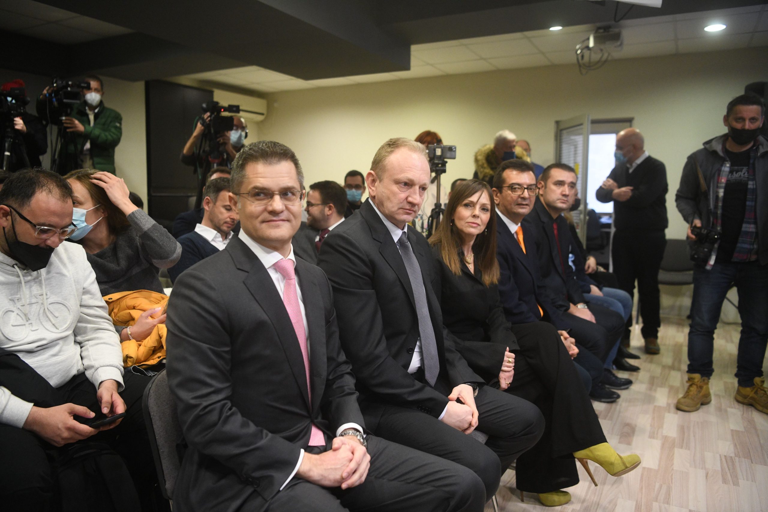 Beograd 02.02.2022. Beograd, konferencija za stampu Opozicija, Ujedinjena Srbija