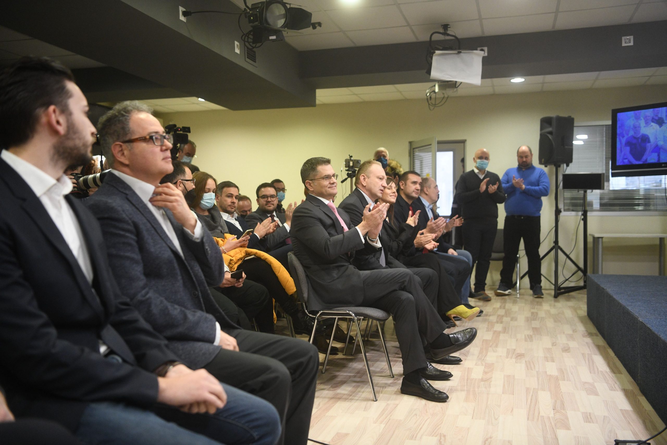Beograd 02.02.2022. Beograd, konferencija za stampu Opozicija, Ujedinjena Srbija