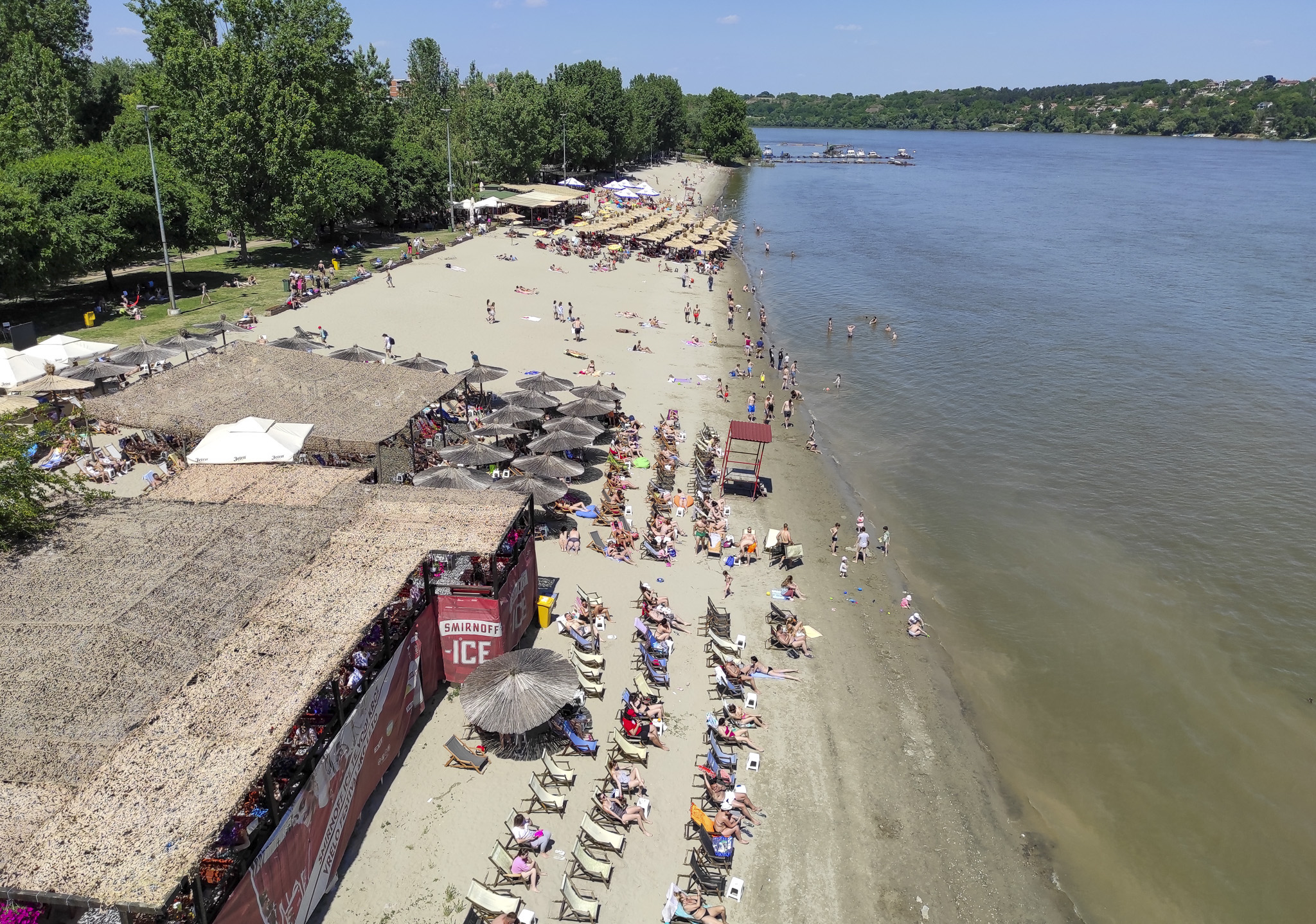Novi Sad295 Strand lepo vreme leto foto Nenad Mihajlovic