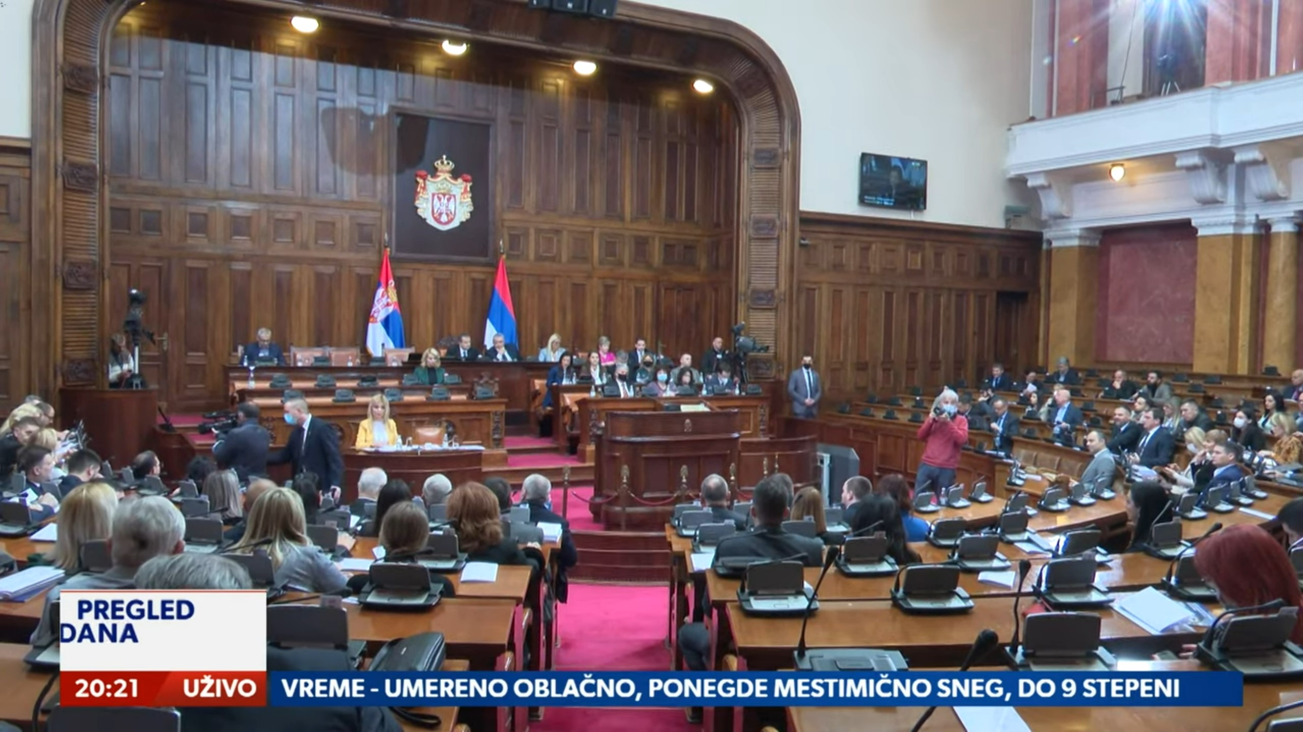 SKUPŠTINA ZAKONI. Dva meseca pred izbore vlast menja izborne zakone, prilog, emisija Pregled dana Foto: Newsmax Adria