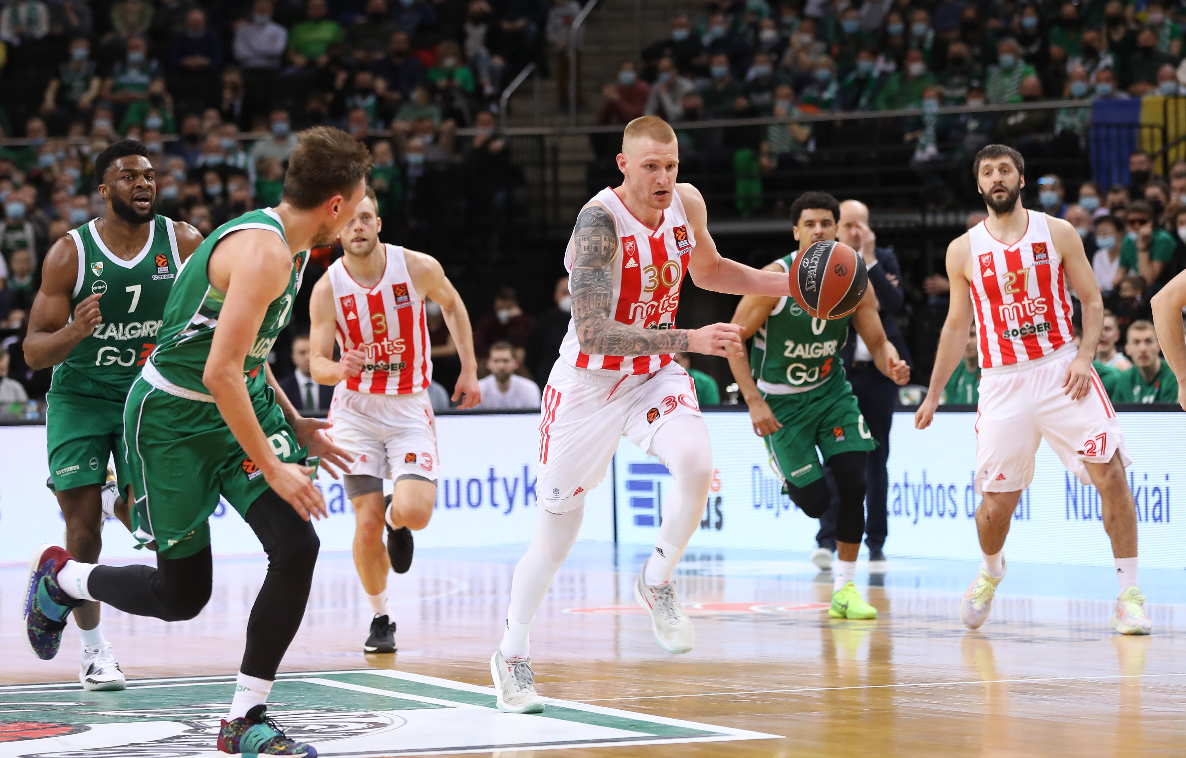Crvena Zvezda-Žalgiris Foto: Twitter/KK Crvena Zvezda