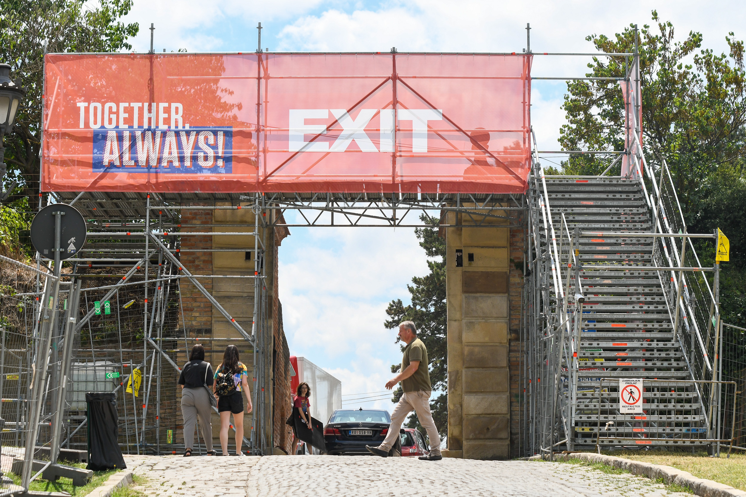 Novi Sad 06.07.2022. Poslednje pripreme za međunarodni, medjunarodni muzički festival Exit, Egzit, Petrovaradinska tvrđava, tvrdjava Foto: Nenad Mihajlović/Nova.rs