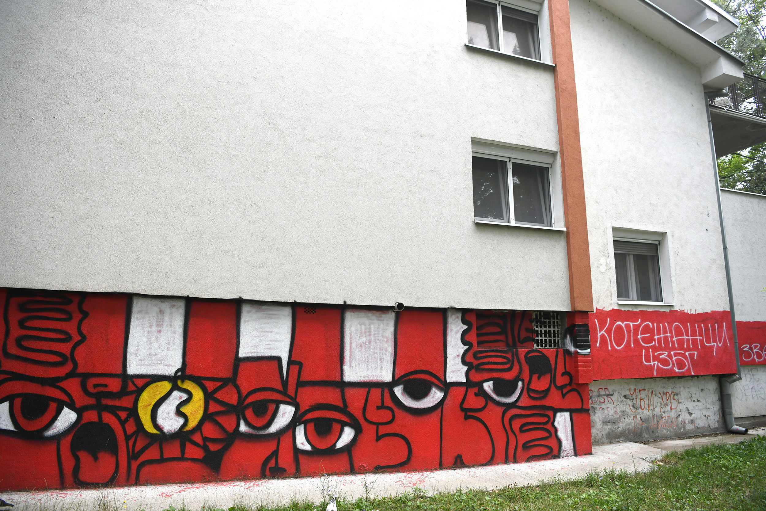Beograd 09.07.2022. Kotež, grafiti, grafit, navijači Crvene Zvezde, Crvena Zvezda Foto: Vesna Lalić/Nova.rs