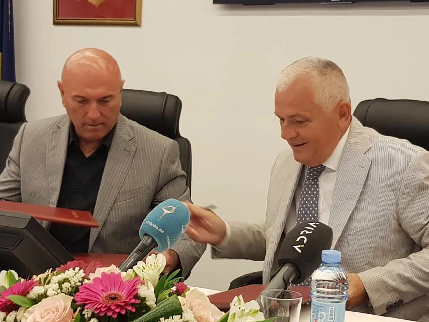 Predsednici opština Budva i Vračar Marko Carević i Milan Nedeljković