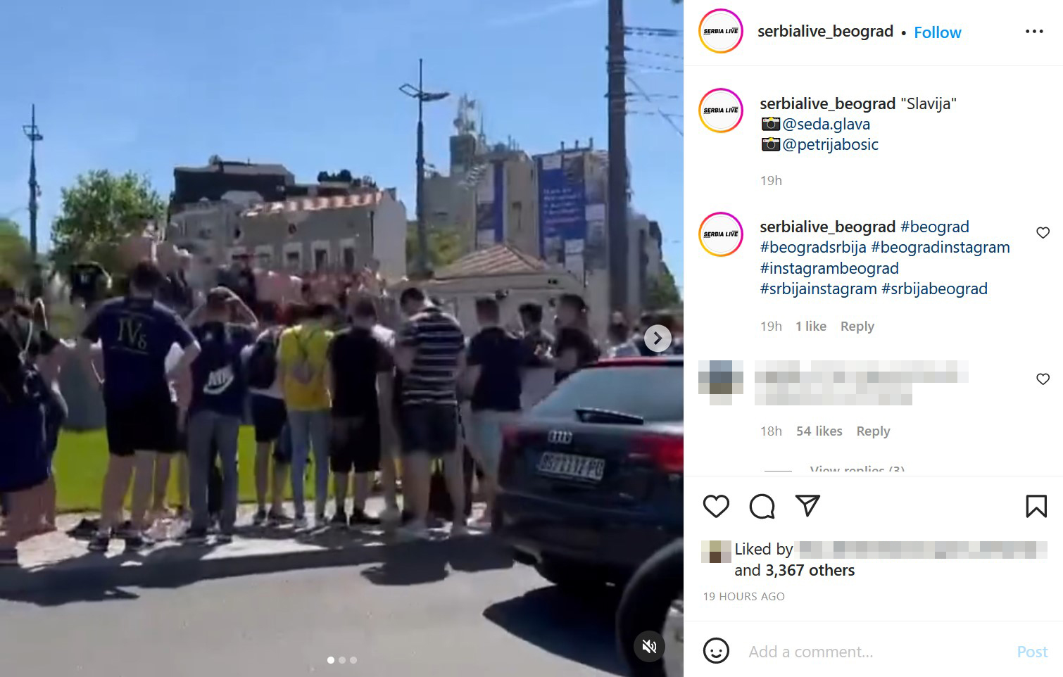 maturanti slavija foto Instagramserbialive_beograd