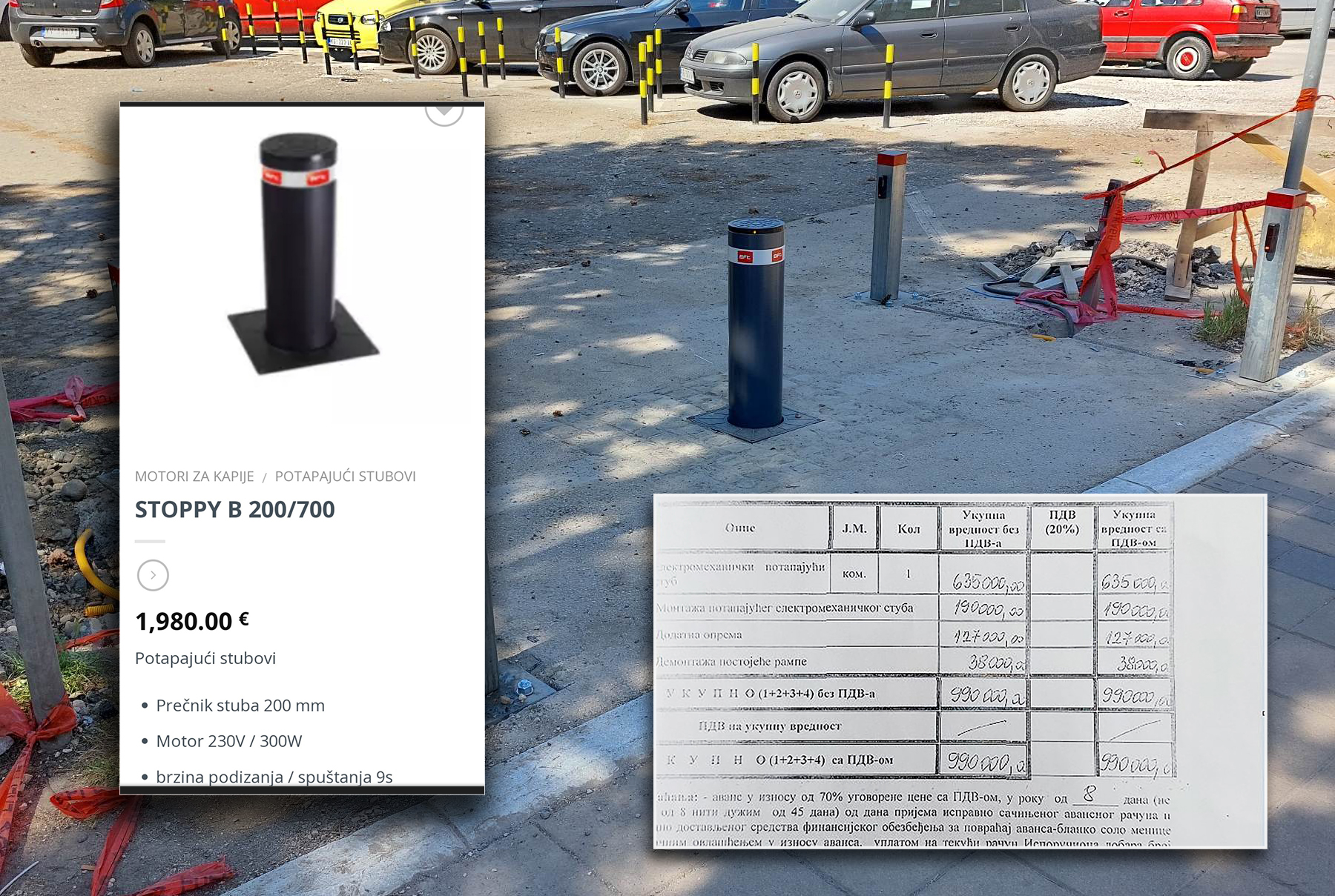 Kraljevo - Parking stub platili milion dinara