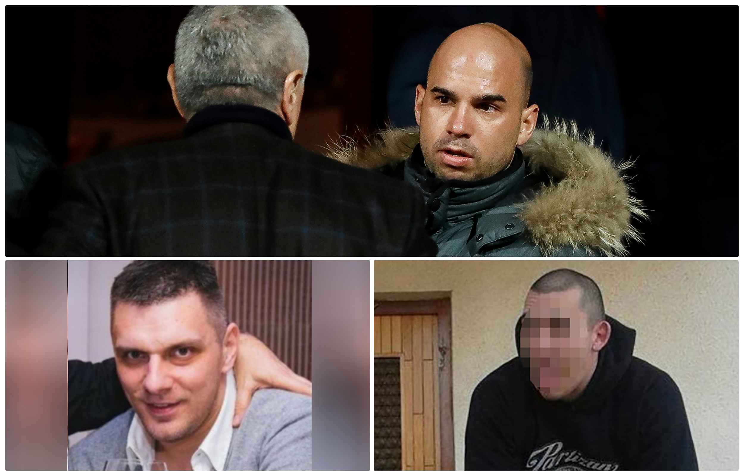 collage Ranjeni navijač u Ns Miloš, Slobodan Snajper, Dalibor Boća