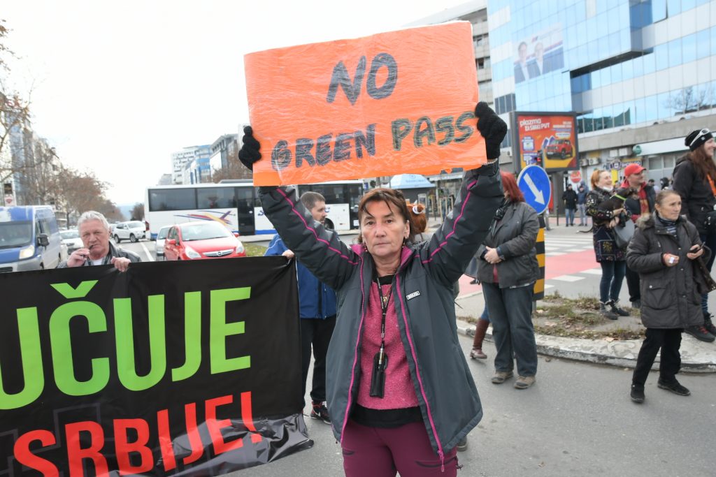Novi Sad 02. januar 2022. Protest blokada Rio Tinto ekoloski protestFoto:Nenad Mihajlović/Nova.rs