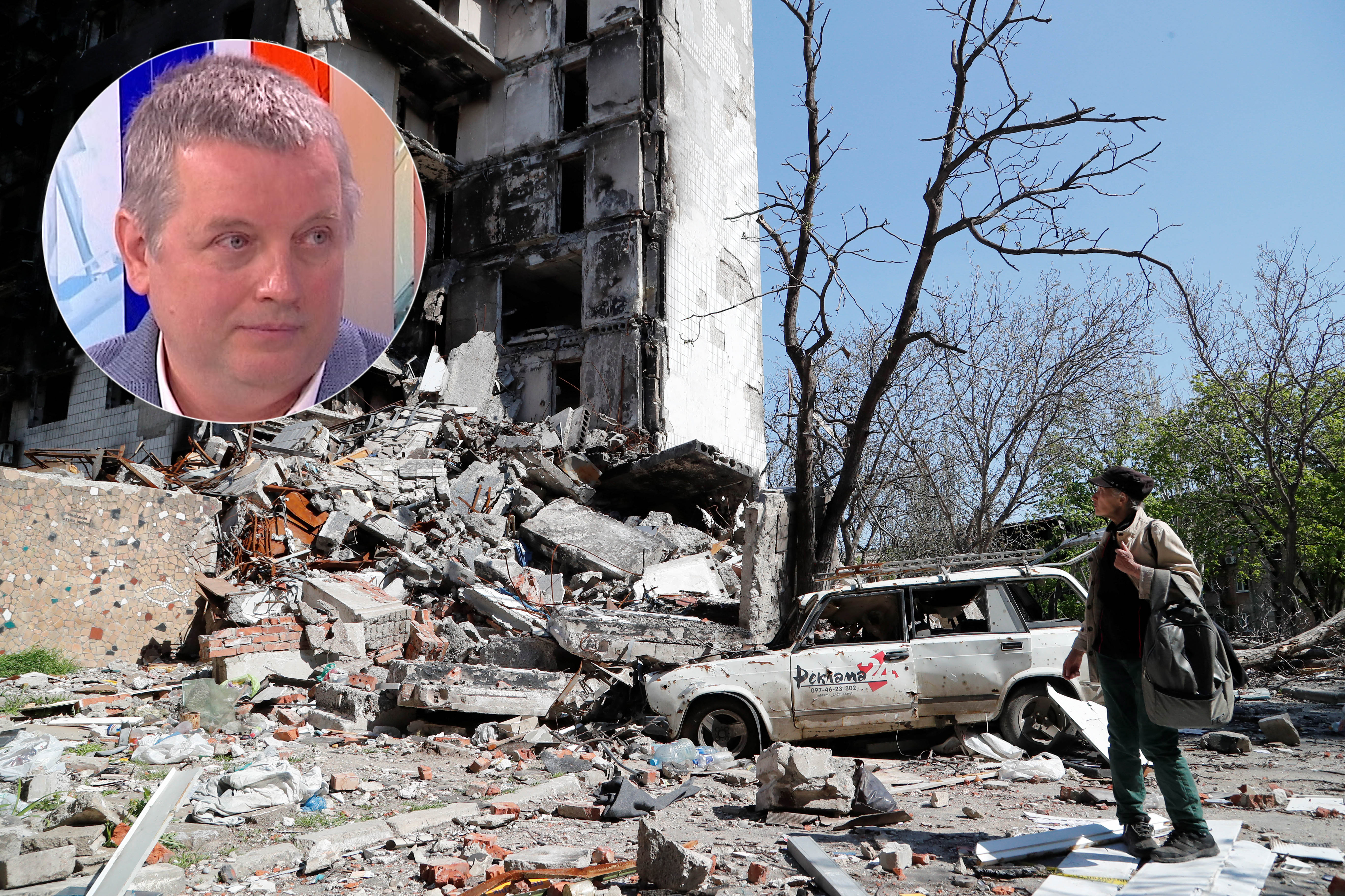 Ukrajina, rat, Mario Galić, kombo
A local resident looks at a block of flats, which was destroyed during Ukraine-Russia conflict in the southern port city of Mariupol, Ukraine April 29, 2022. REUTERS/Alexander Ermochenko