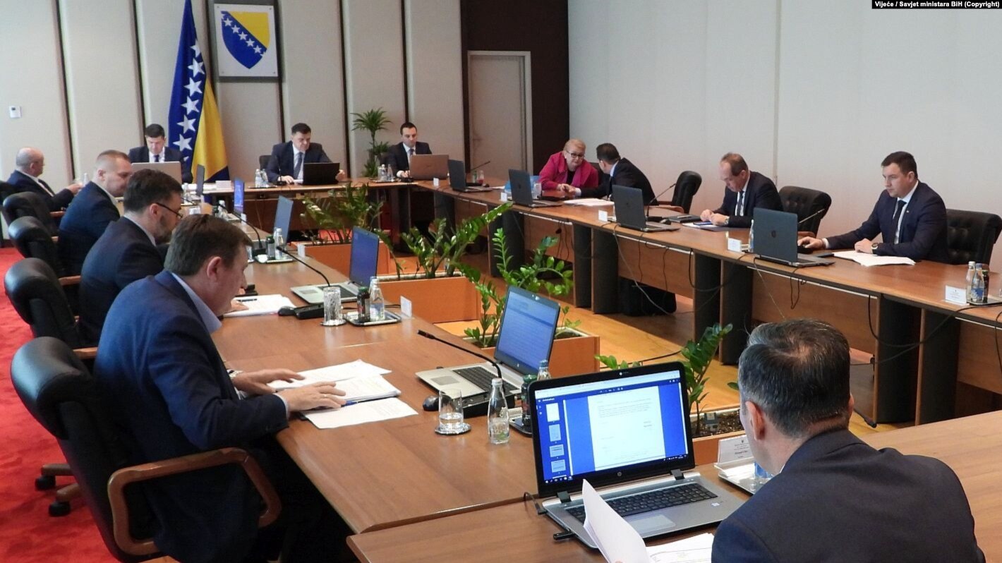 Sednica Vijeća ministara BiH u Sarajevu, 18. marta 2022.