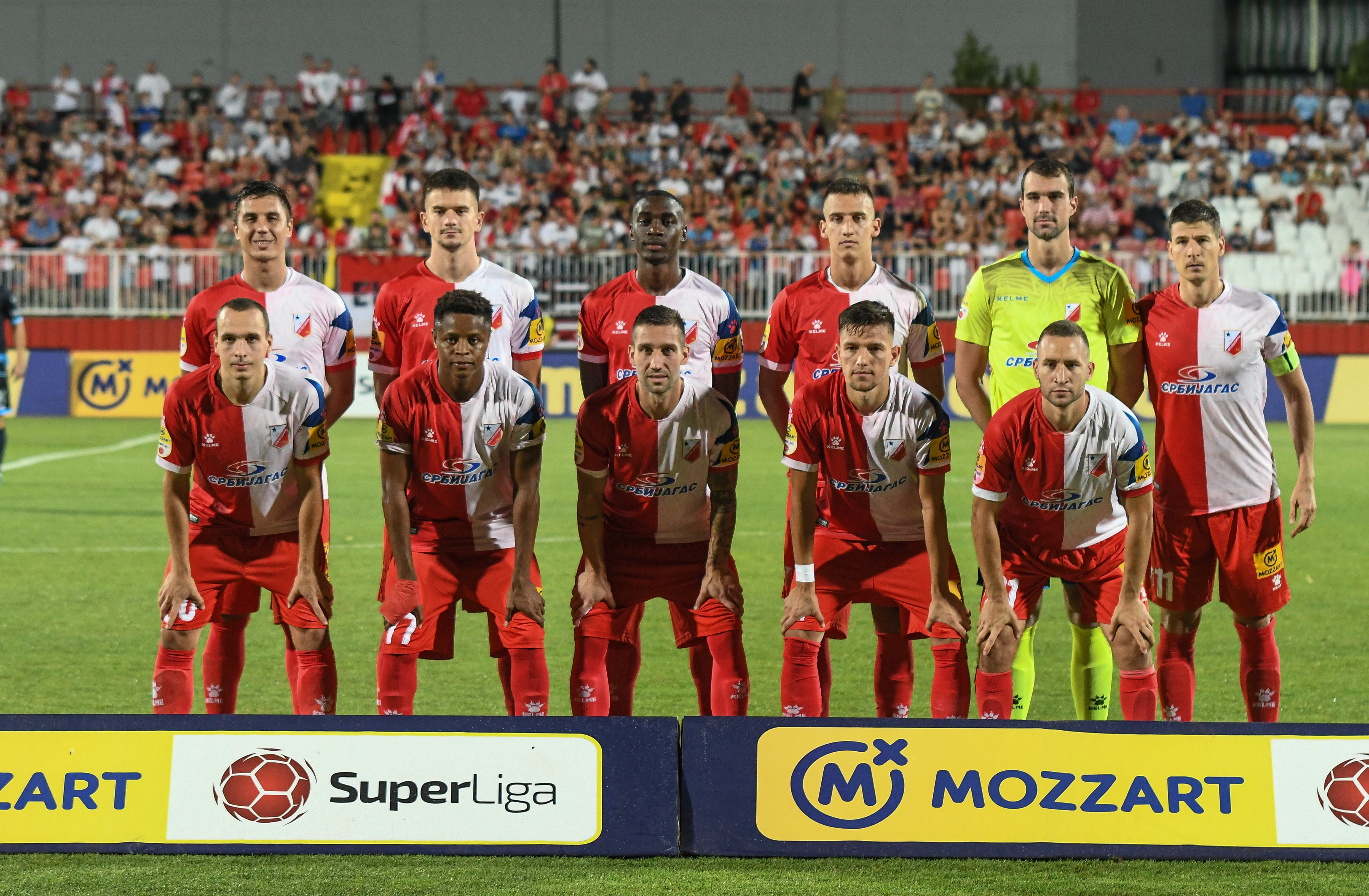 Novi Sad 24.07.2022 Fudbalska utakmica Mozzart Super lige Srbije u fudbalu izmedju FK Vojvodina i FK Spartak Subotica
Fudbaleri FK Vojvodina
Stadion:Karadjordje
Foto:Nenad Mihajlovic