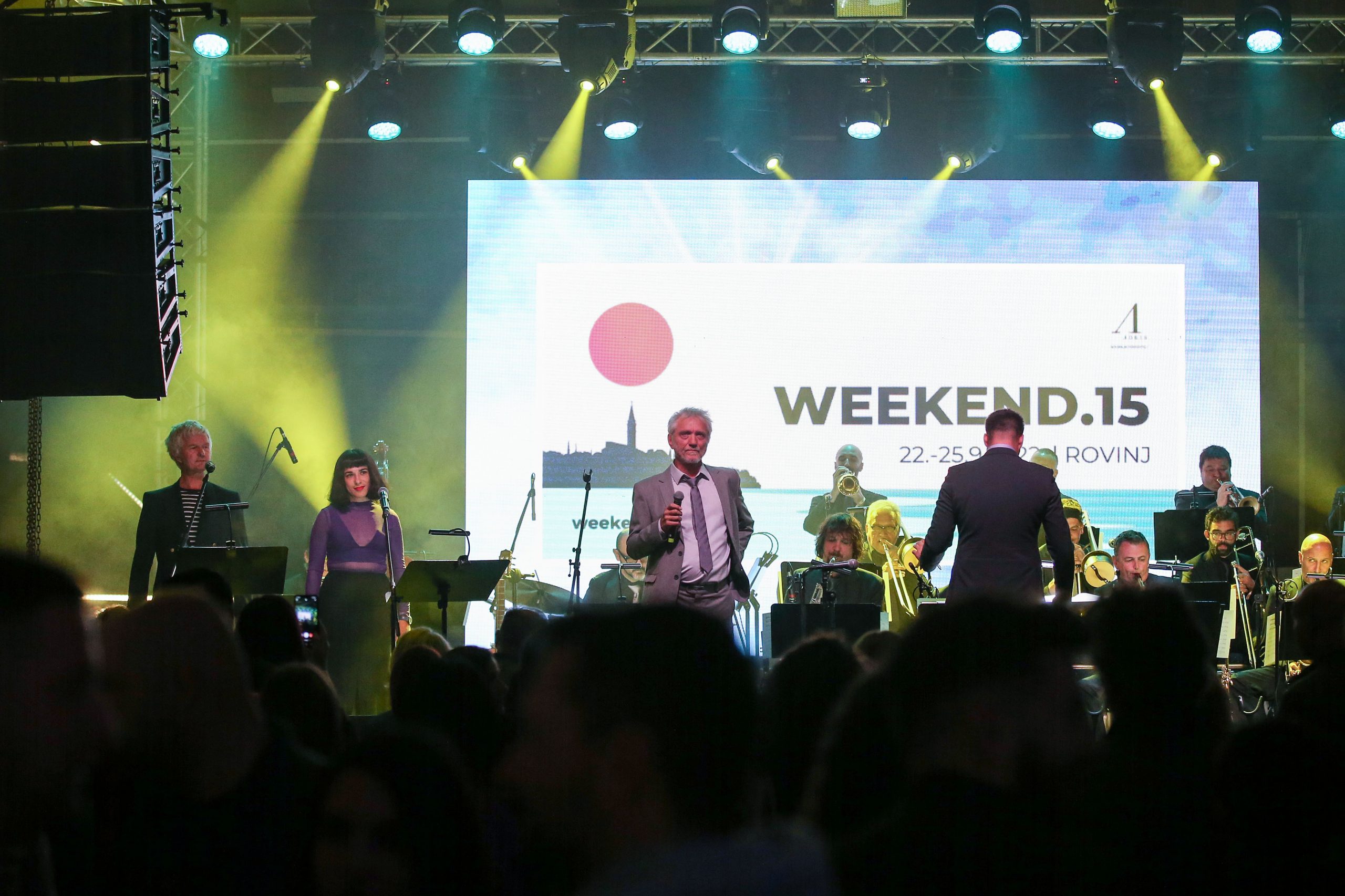 22.09.2022., Rovinj - 15. Weekend Media Festival 2022. Koncert Darko Rundek i Jazz orkestar Hrvatske radioteleveizije.
Photo: Matija Habljak/PIXSELL
dozvoljeno od pr festivala