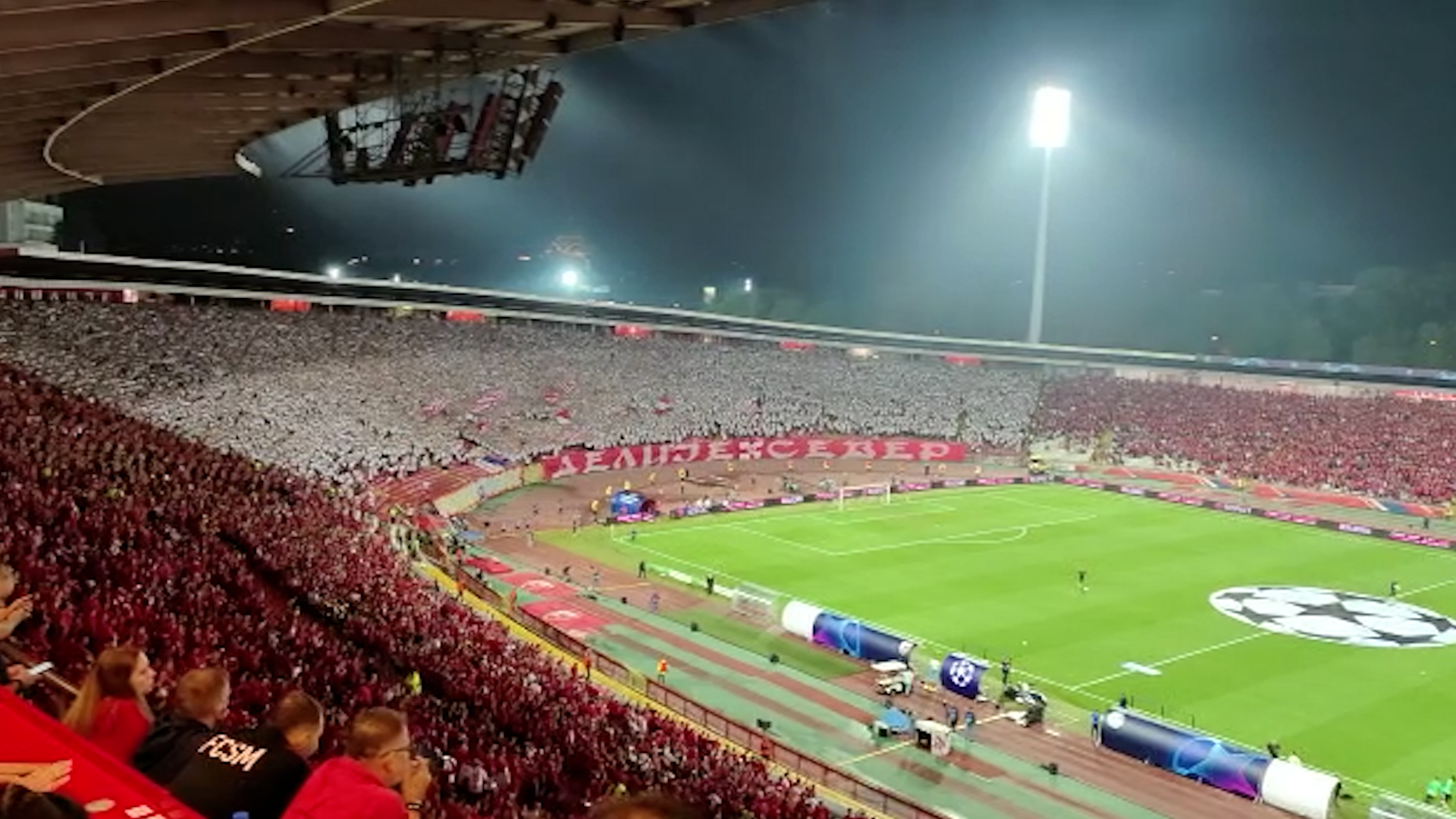 Atmosfera na Marakani pred duel Zvezde i Makabija