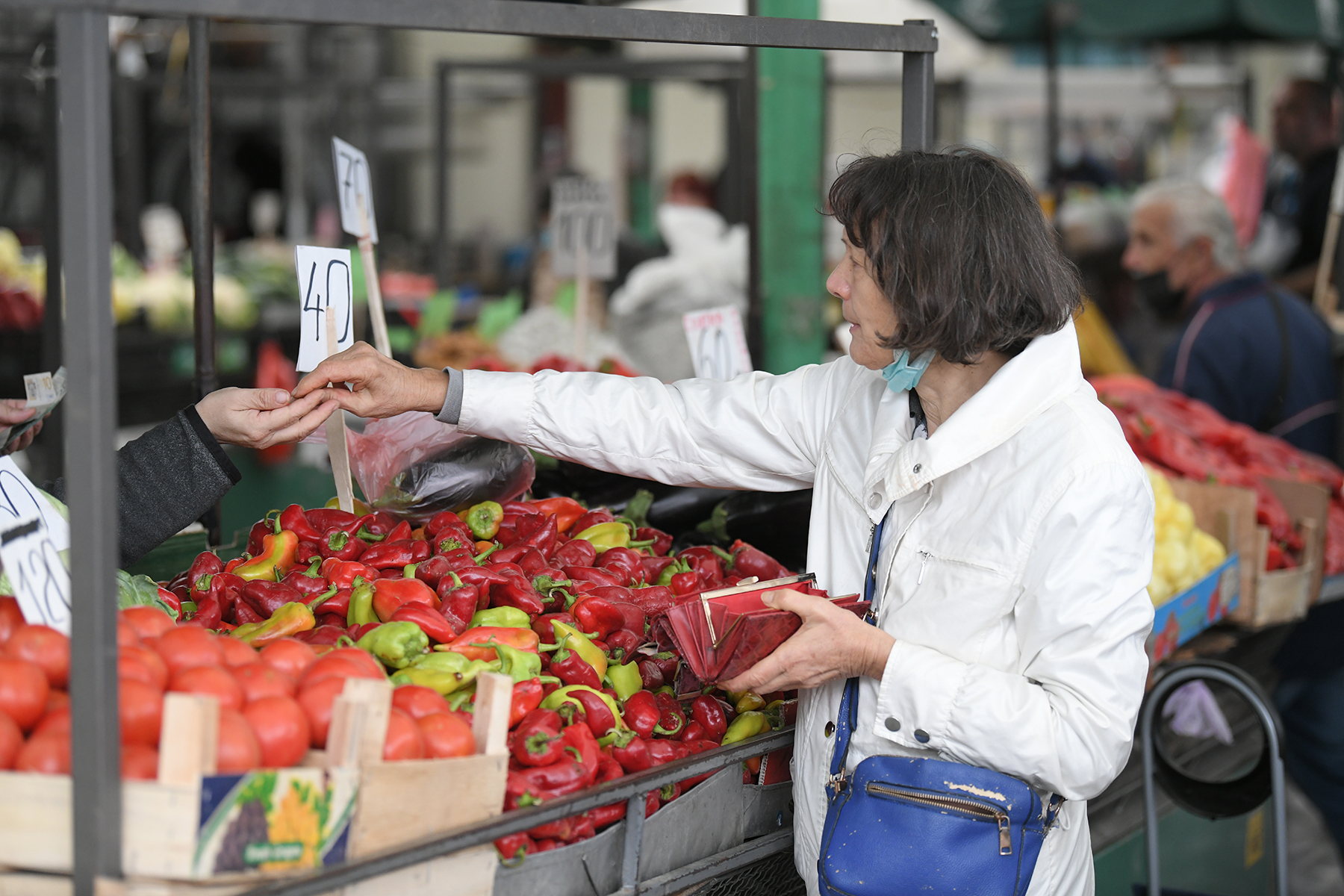 Beograd 30.09.2021. Zeleni venac, pijaca Foto: Dragan Mujan/Nova.rs