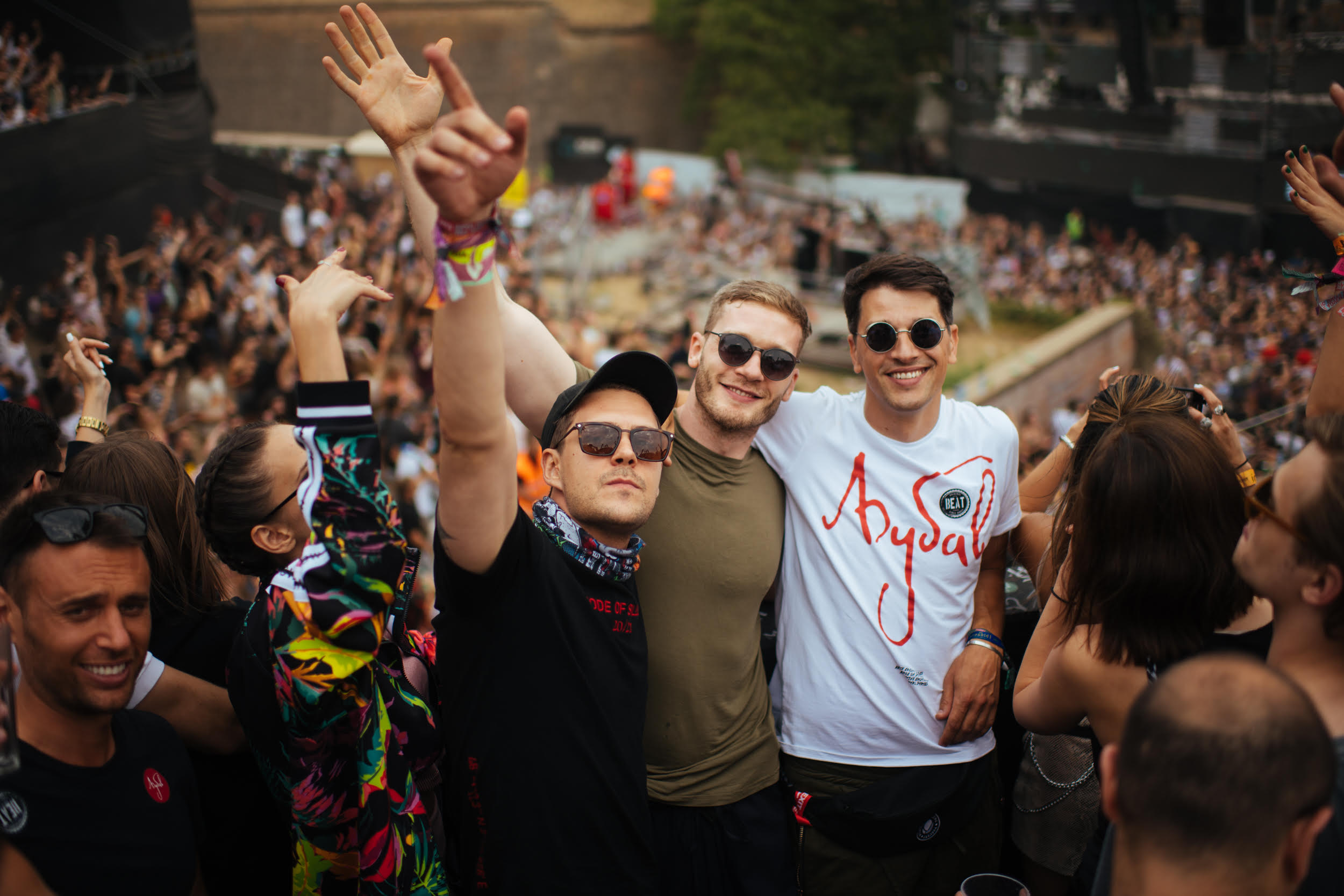 Miloš Biković, Aleksandar Radojičić i Viktor Savić Exit, Egzit, muzički festival Foto: EXIT/Promo