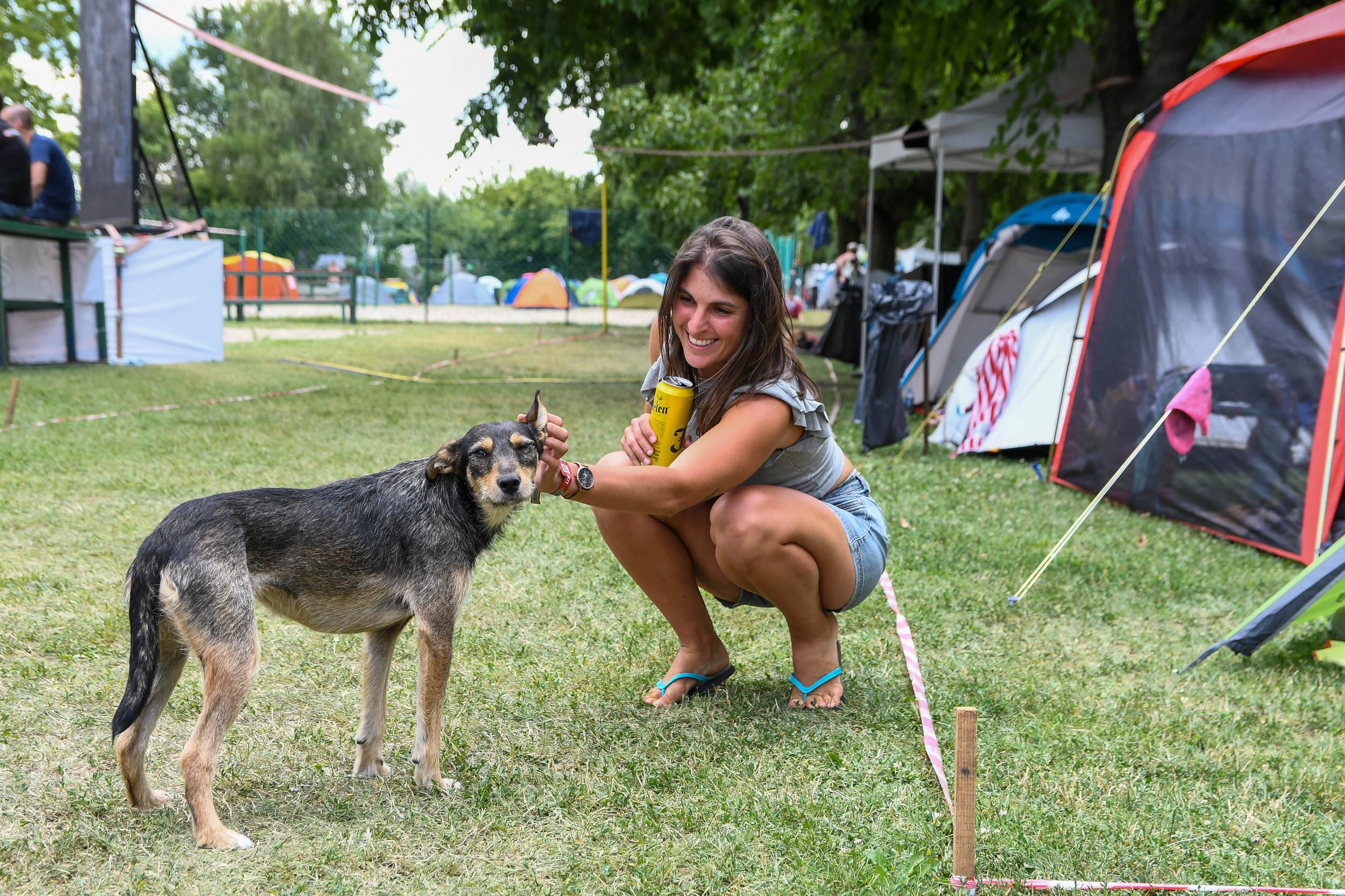 Novi Sad 09.07.2022 Atmosfera u exit kampu posle druge večei. Treći dan, muzički festival Exit, Egzit, kamp Foto: Nenad Mihajlović/Nova.rs