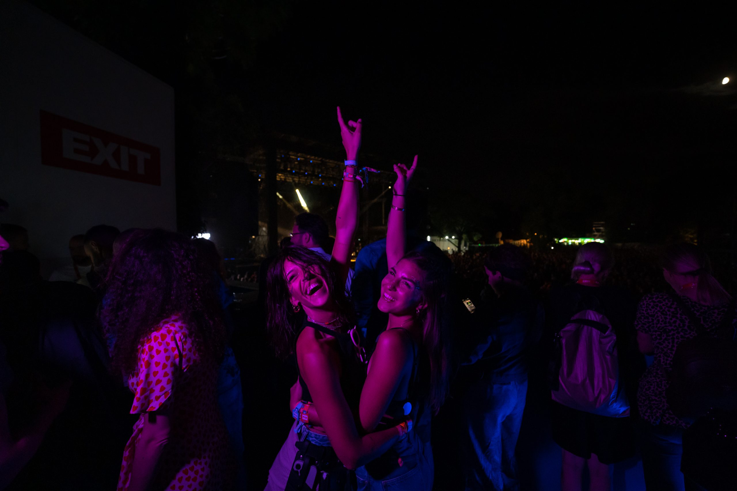 Muzički festival Exit, Egzit, poznati, treće veče, treći dan Matea Milosavljević i Nađa Erić Foto: Jelena Ivanović/Exit/Promo