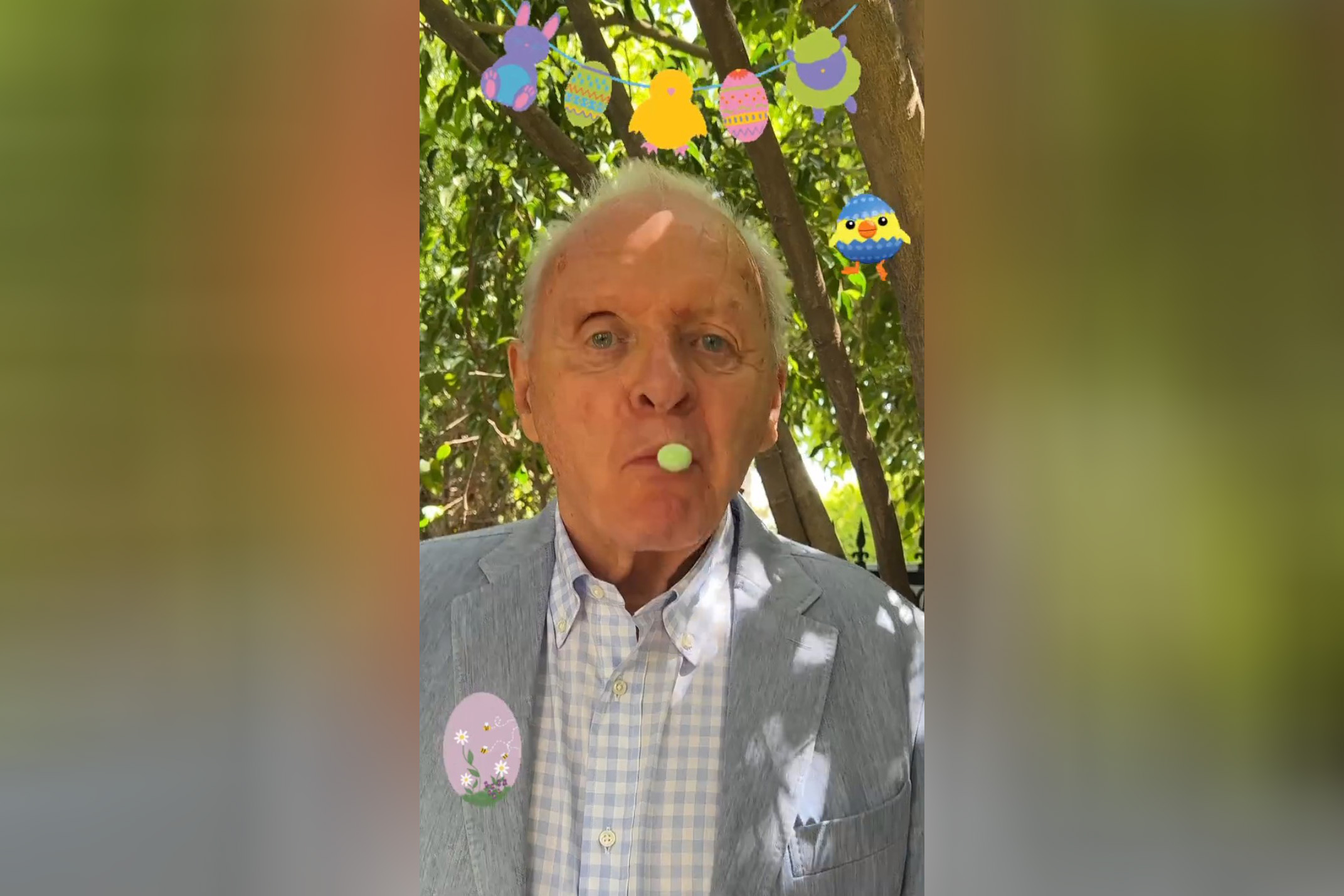 entoni hopkins uskrs foto PrintscreenTwitterAnthony Hopkins