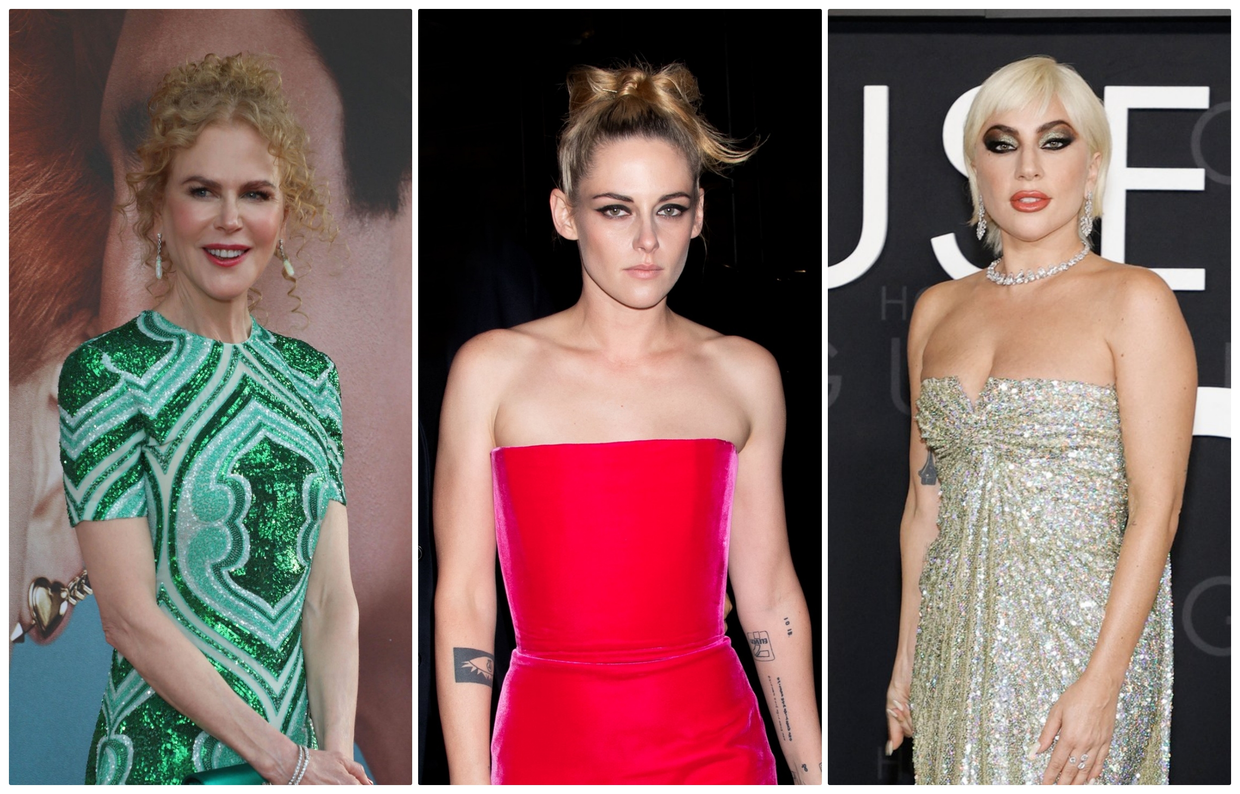 collage nikol kidman , kristin stjuart i lejdi gaga