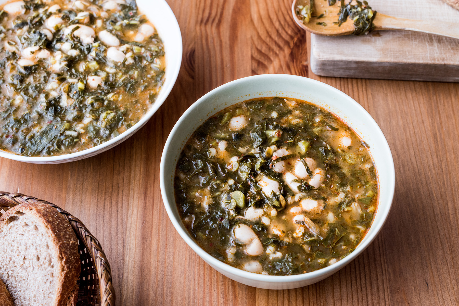 Turkish,Kara,Lahana,Corbasi,/,Black,Cabbage,Or,Kale,Soup.